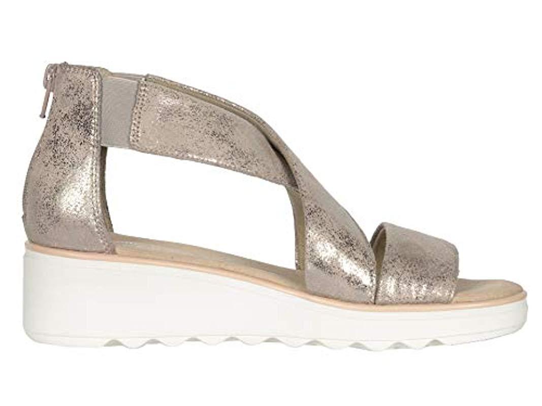 clarks rise flat sandal