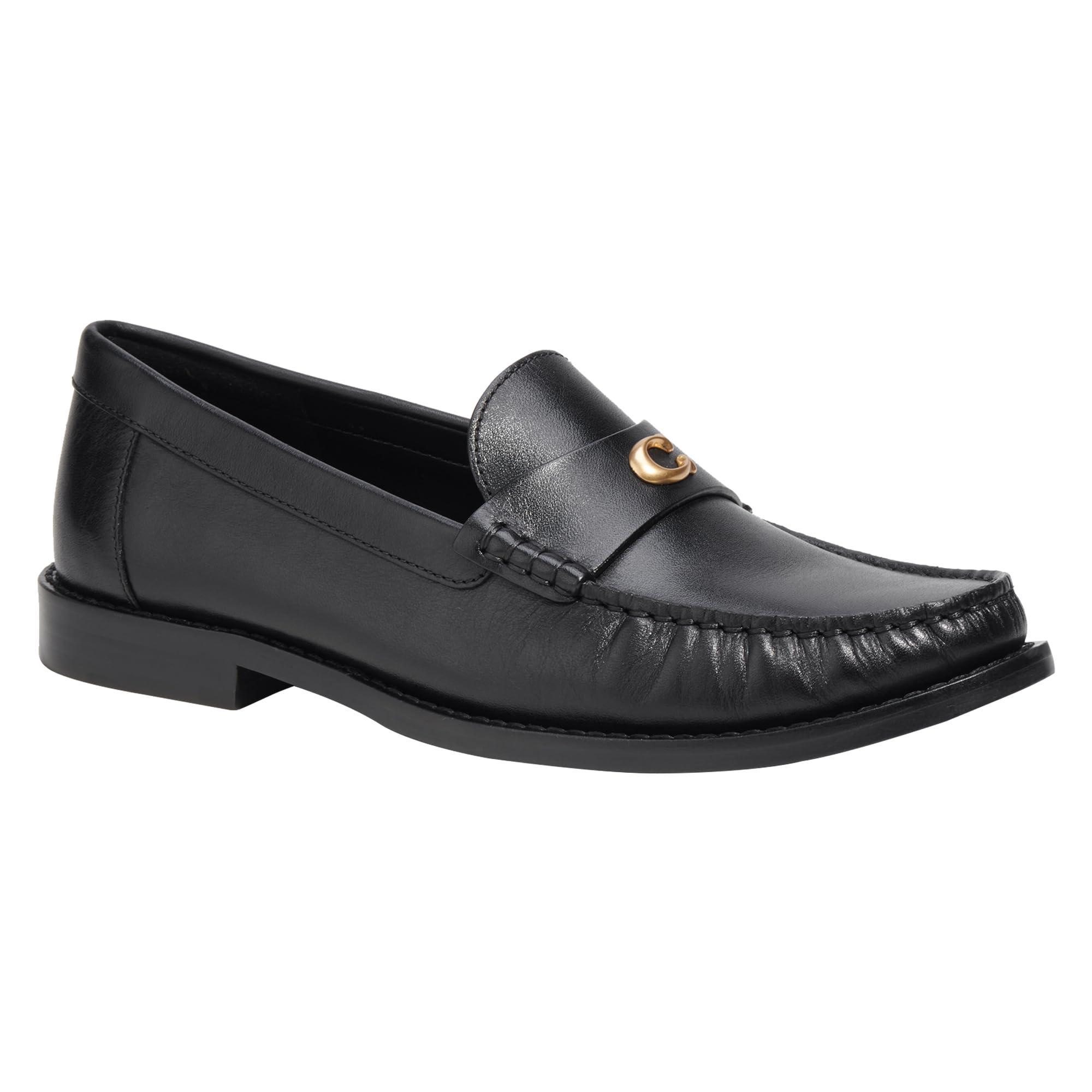 COACH Jolene Leather Loafer in Black Lyst