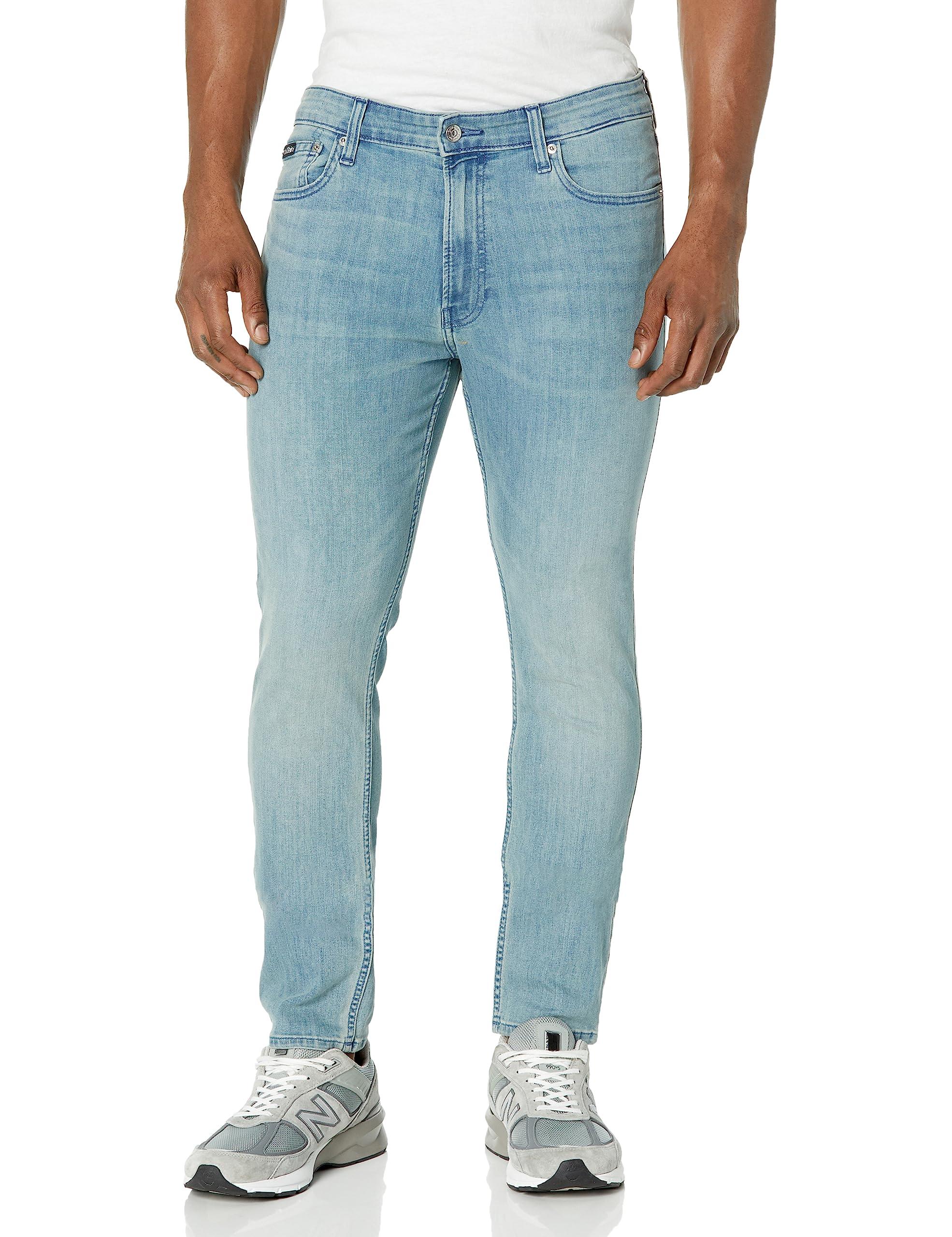 Calvin Klein Skinny High Stretch Jeans in Blue for |