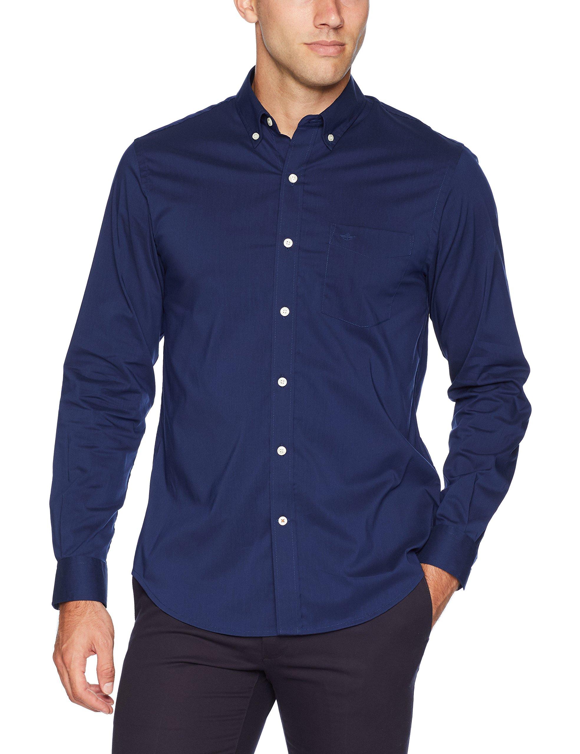 Dockers Long Sleeve Button Up Perfect Shirt in Blue for Men Lyst