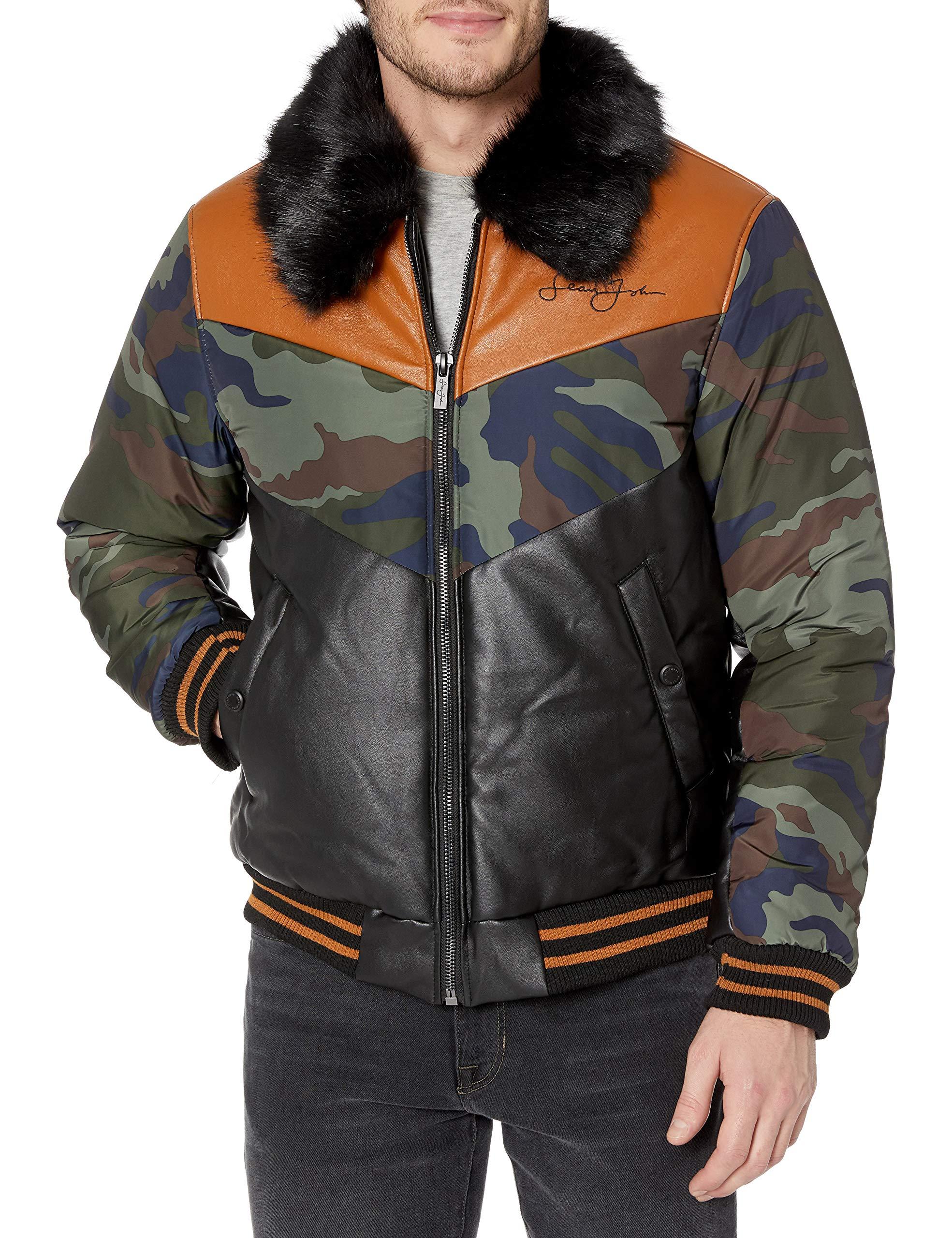 Sean john discount hooded bomber jacket