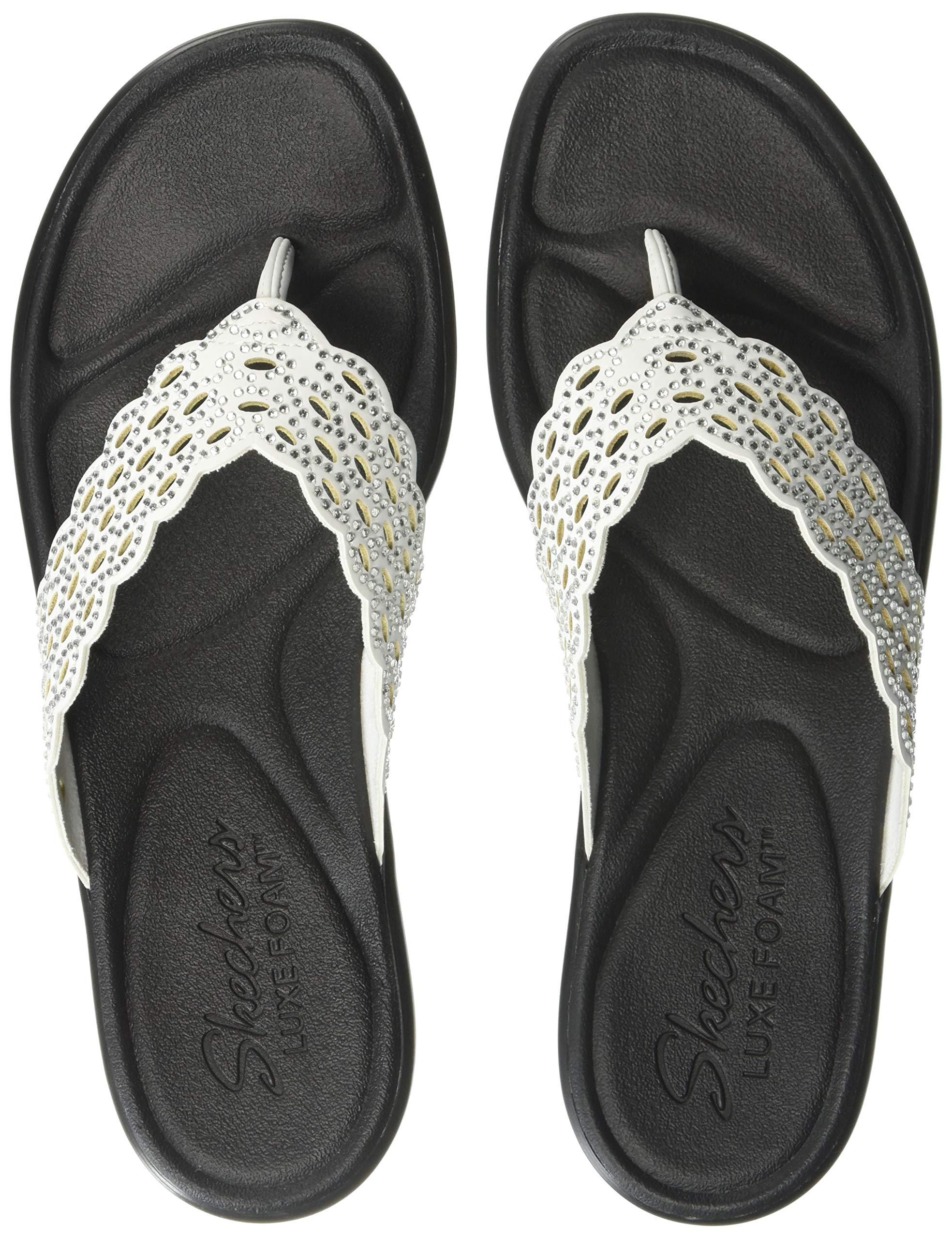 skechers bling flip flops