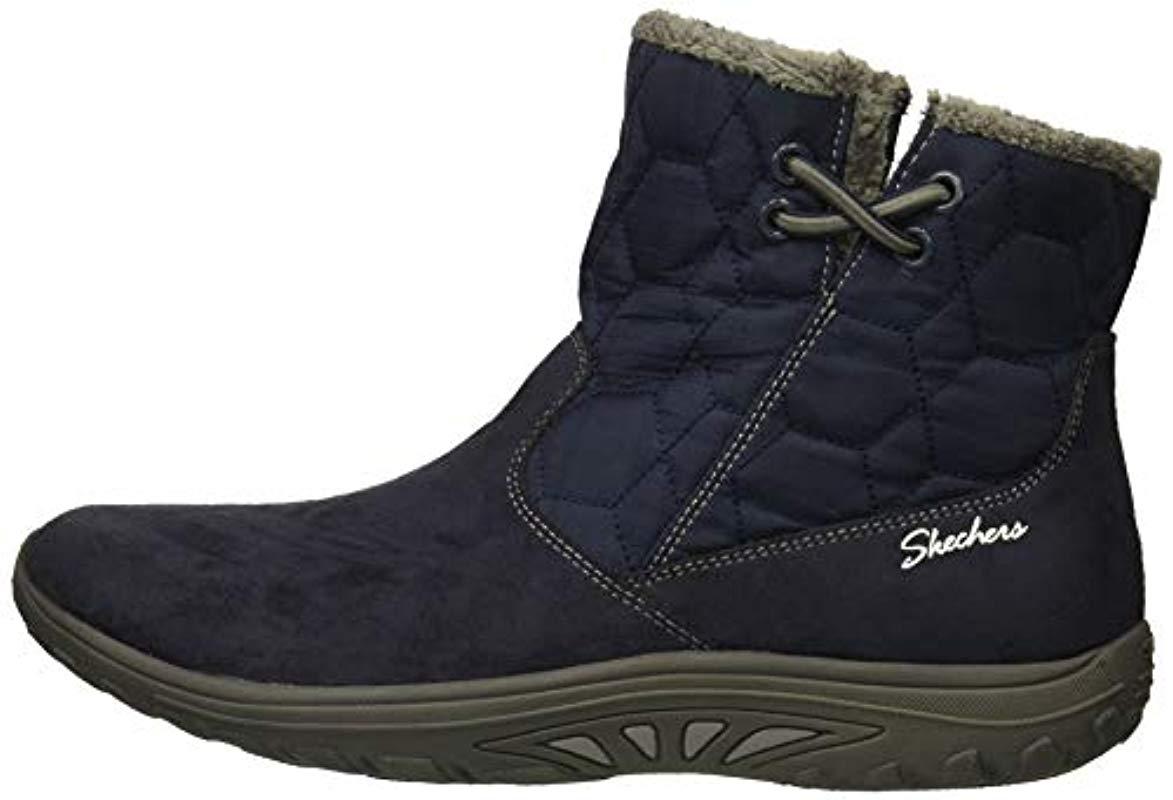 Skechers Easy Going-tribune-double Zipper Bungee Bootie With Air-cooled  Memory Foam Ankle Boot in Navy (Blue) - Save 78% - Lyst