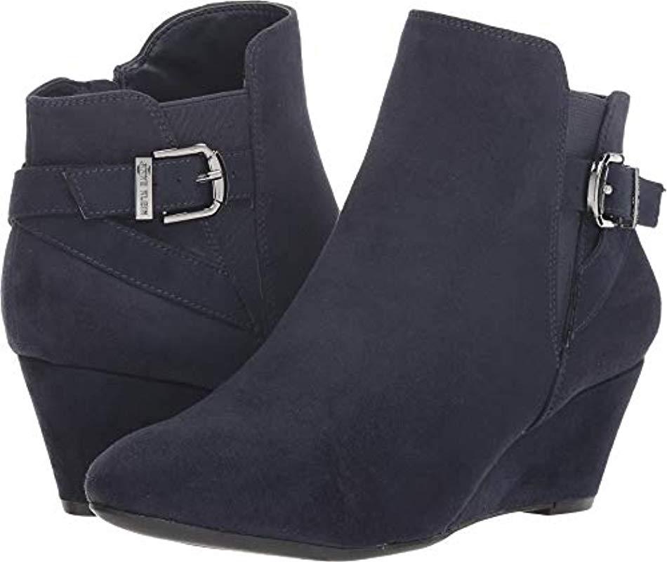 anne klein ally wedge boot