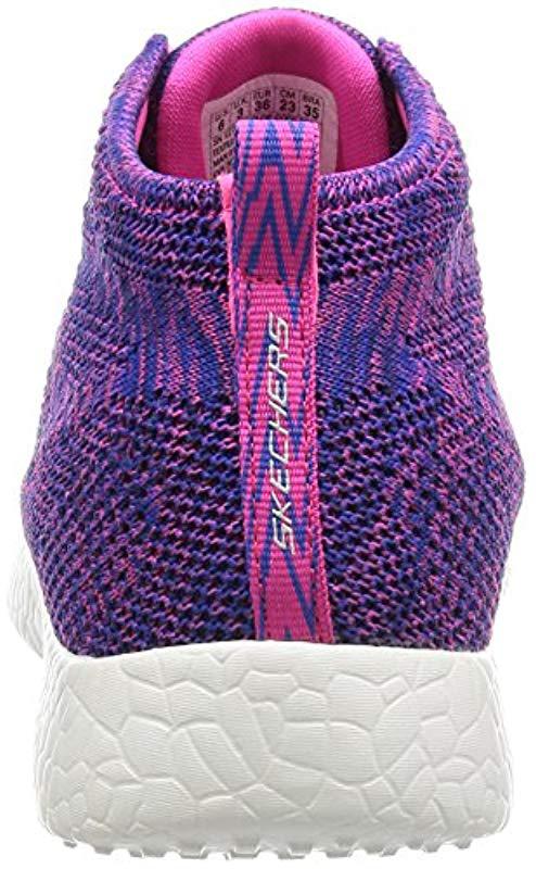 skechers sport women's burst divergent demi boot sneaker