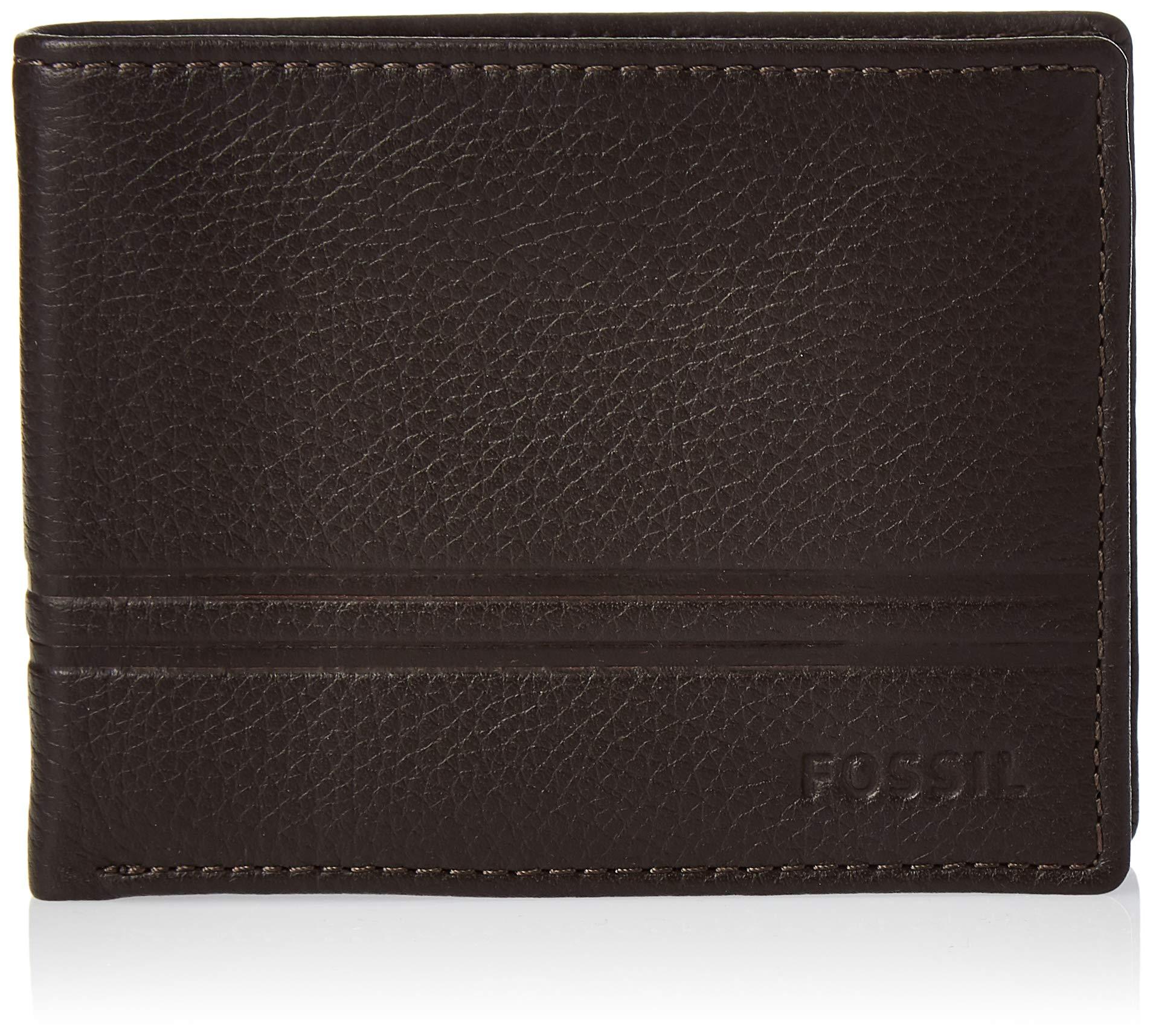 Fossil Men's Anderson Bifold Wallet With Flip Id Window