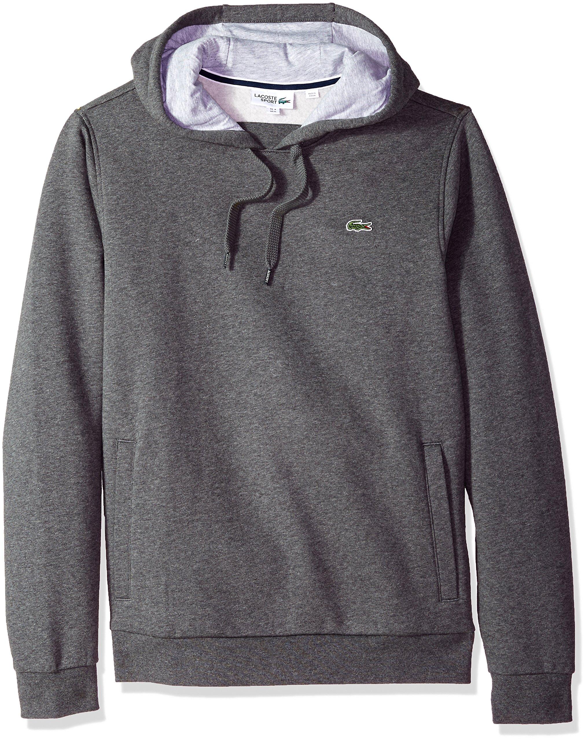 lacoste large logo hoodie