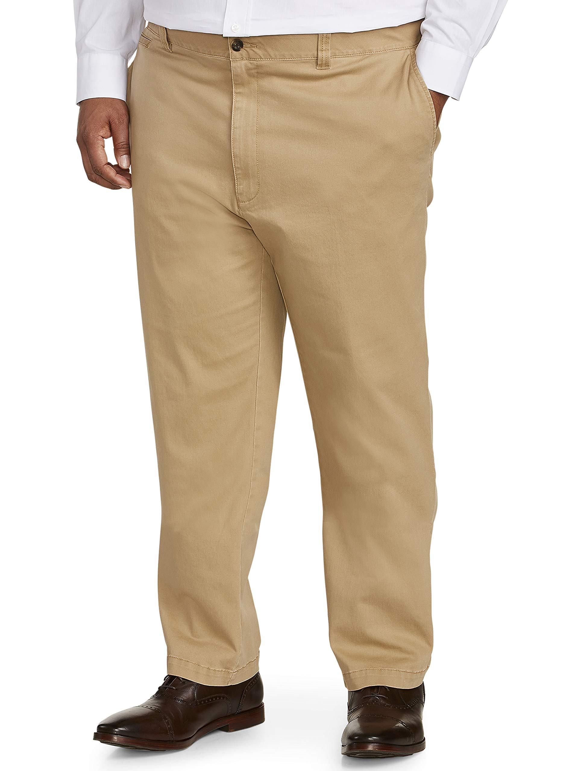 Essentials Mens Big /& Tall Athletic Casual Stretch Khaki Pant Fit by DXL