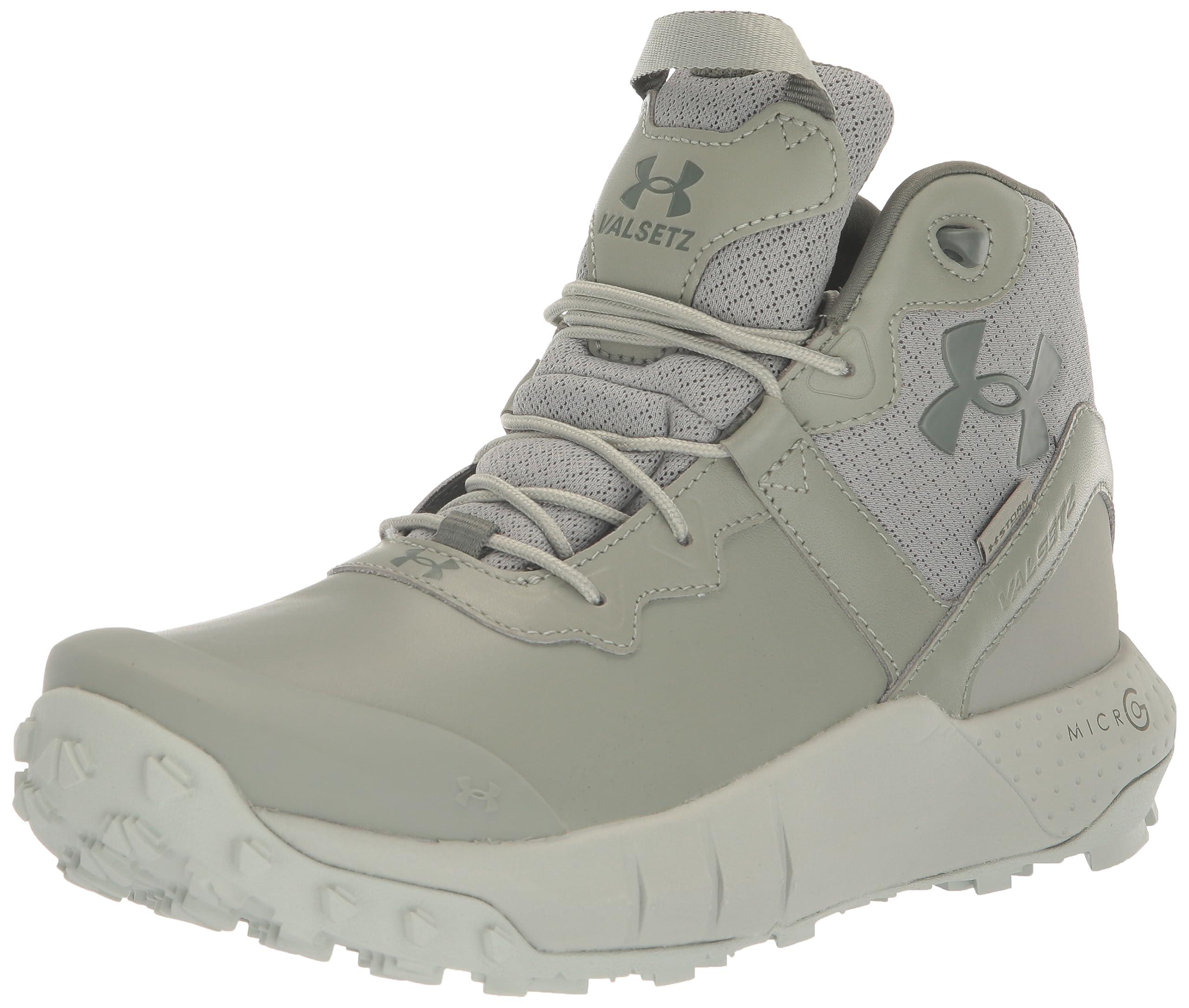 Under Armour Micro G Valsetz Trek Mid Waterproof Military And Tactical  Boot, in Gray for Men | Lyst