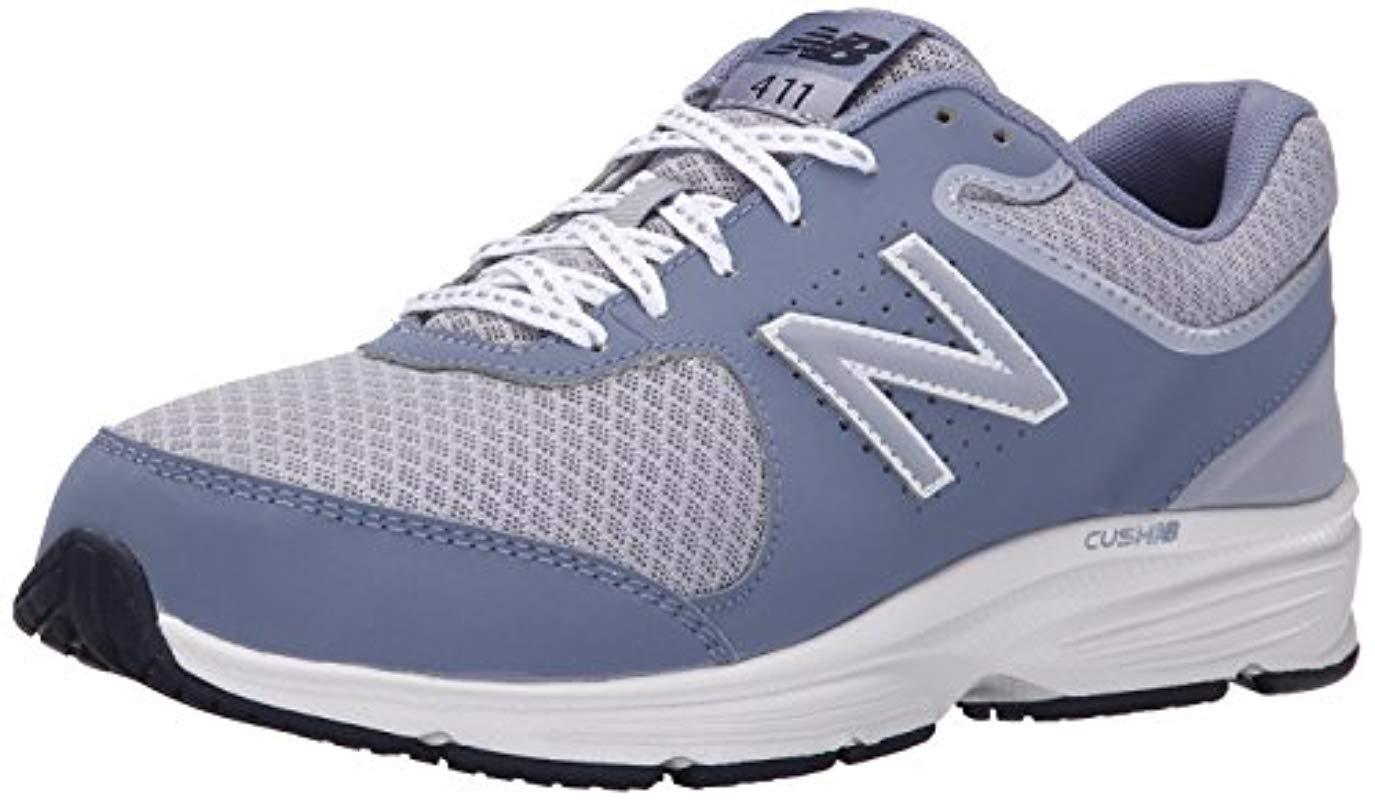 New Balance Lace Ww411v2 Walking Shoe in Grey (Gray) - Save 27% - Lyst