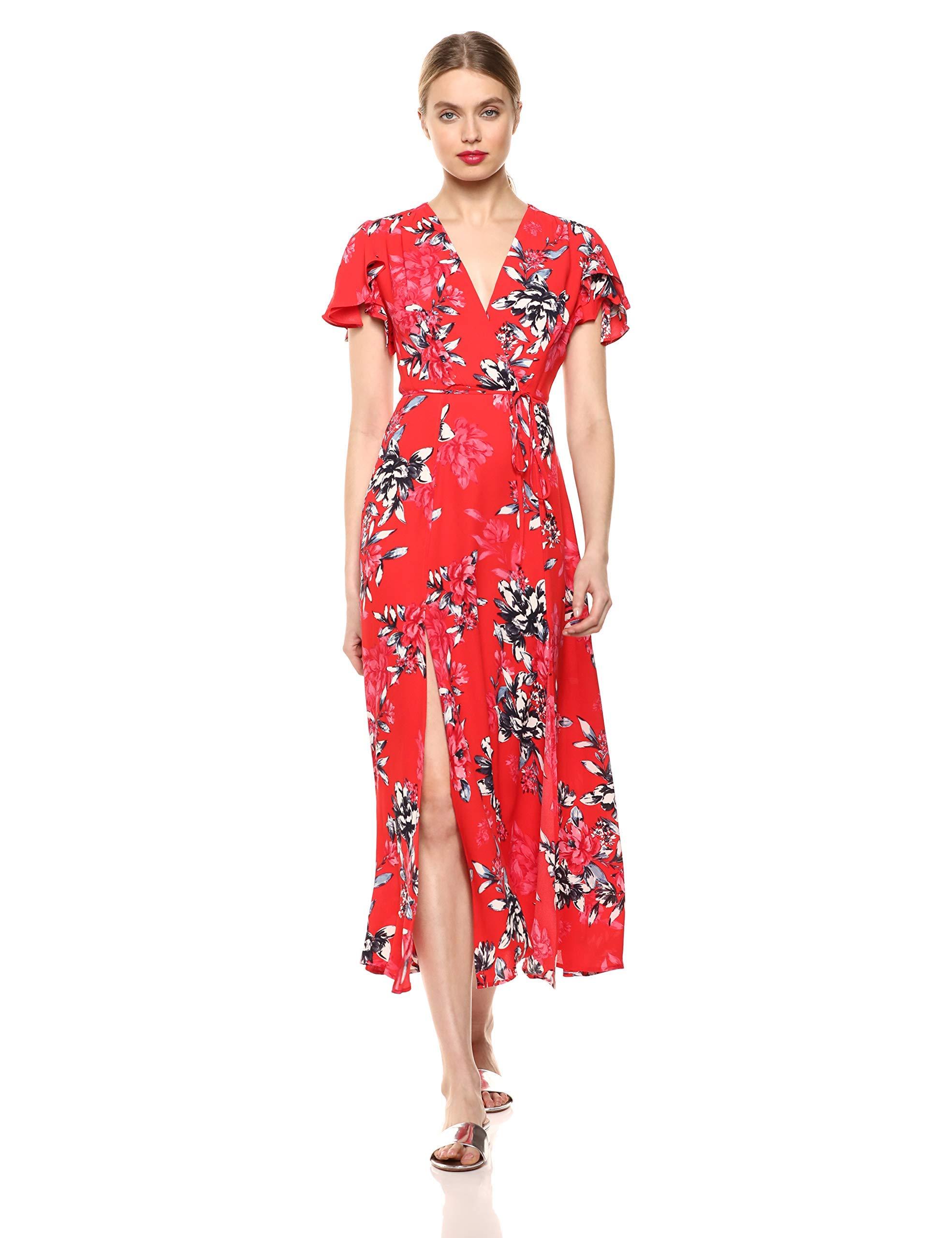 French Connection Classic Crepe Light Woven Dress in Red - Save 48% - Lyst