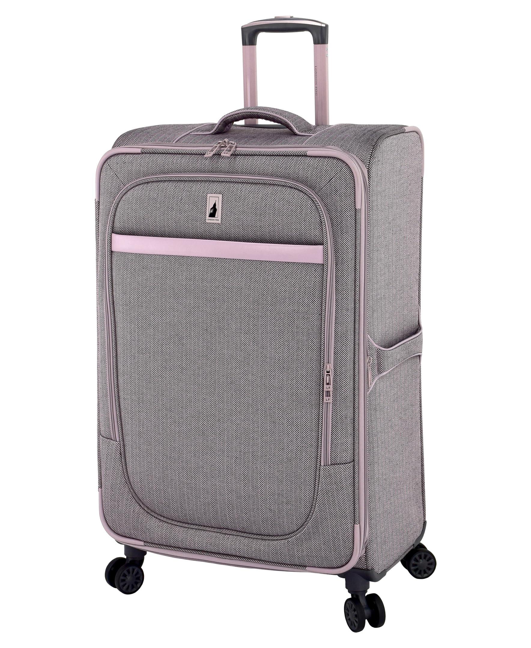 London Fog Kensington Lavender Black Herringbone 28