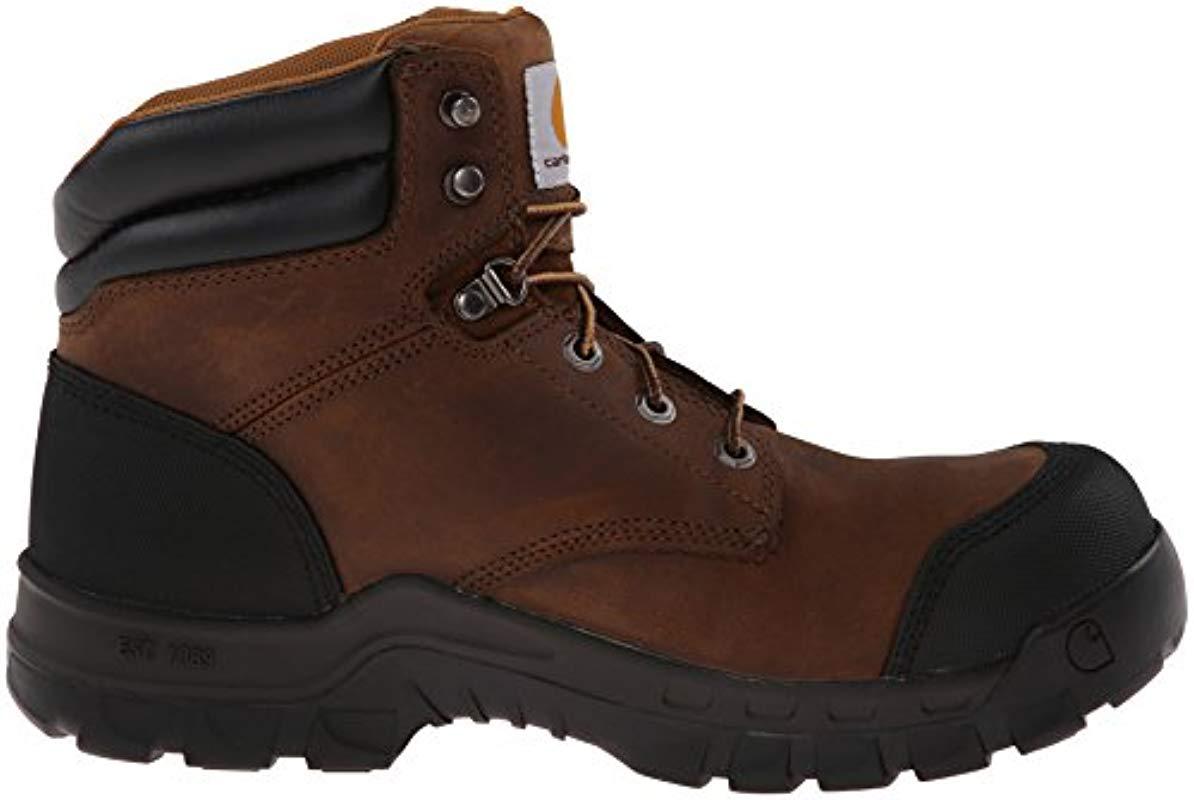carhartt men's cmf6380 rugged flex six inch waterproof work boot