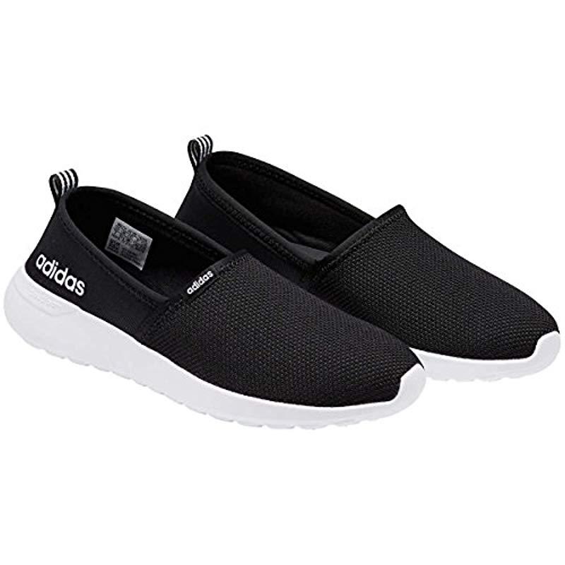 haz yermo Recepción adidas Neo Lite Racer Slip On W Casual Sneaker in Black | Lyst