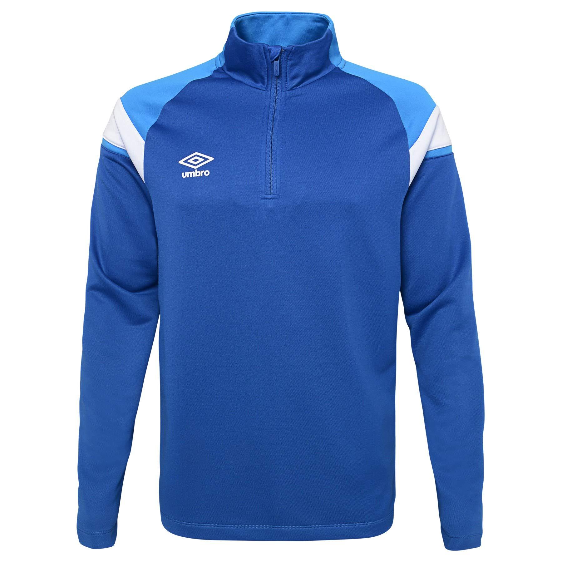 Umbro Synthetic 1/4 Zip Top in Blue Lyst