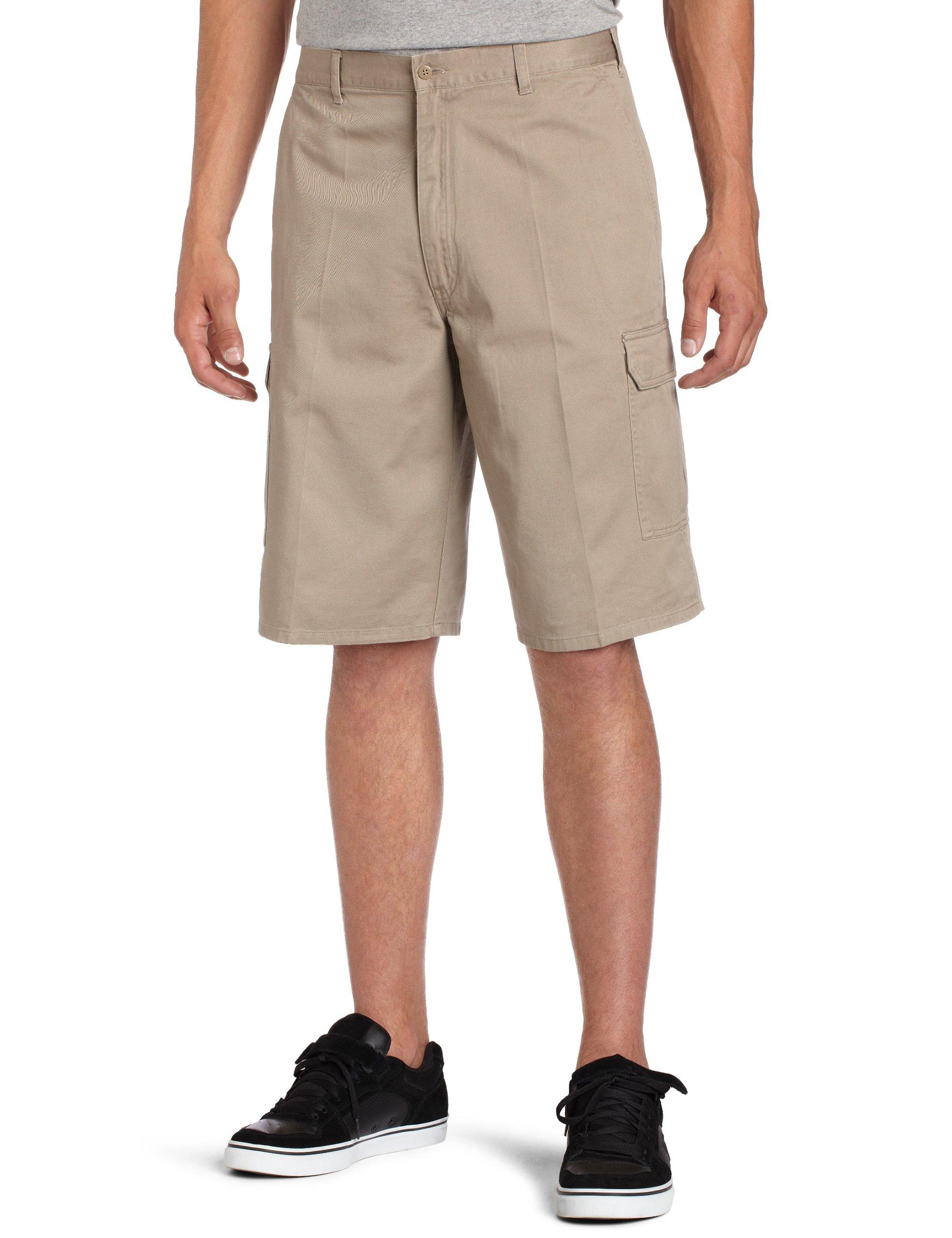 dickies men's 13 inch loose fit twill cargo short