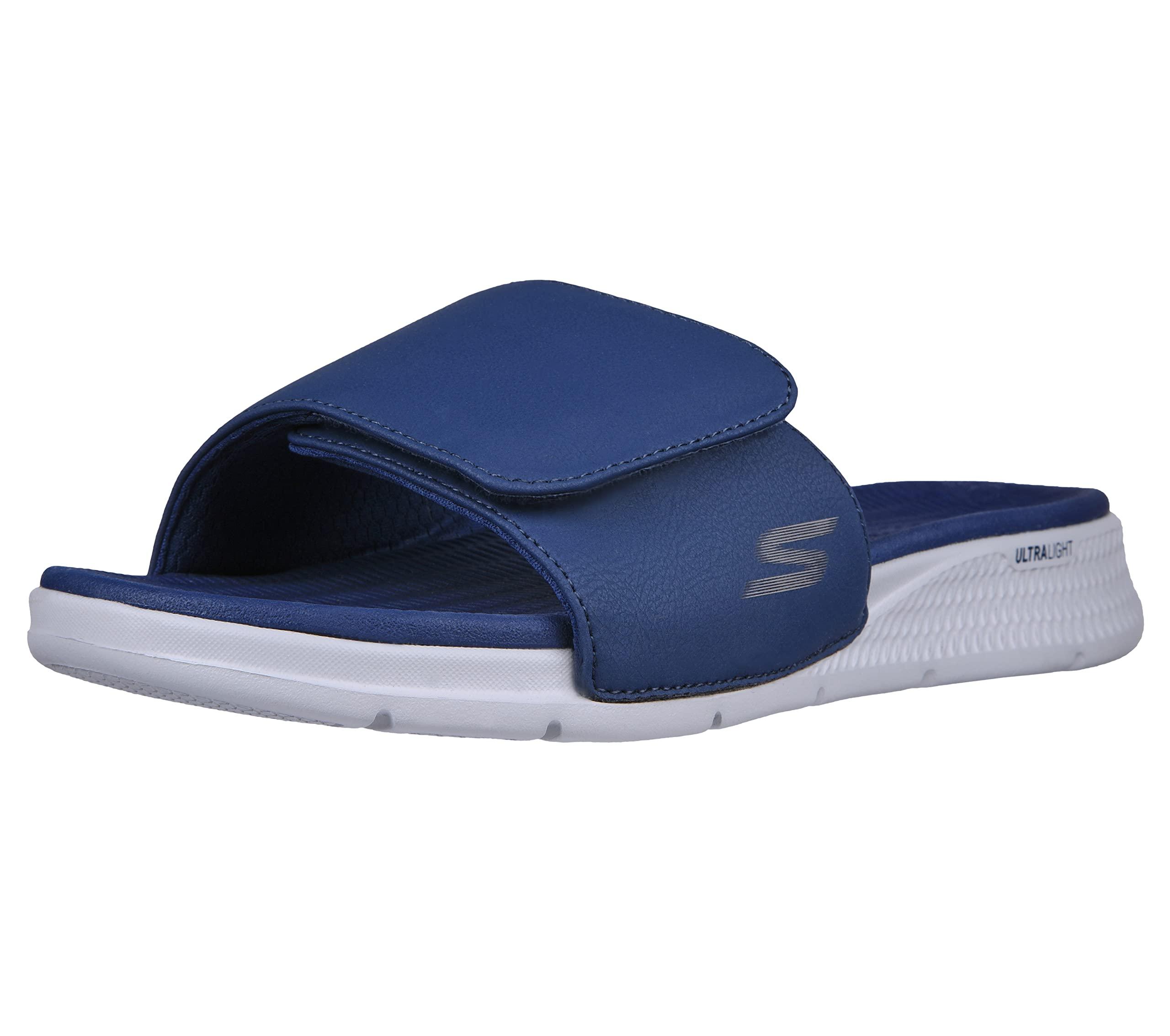 Skechers Go Consistent Slide Sandals – Athletic Beach Shower Shoes With  Foam in Blue for Men | Lyst