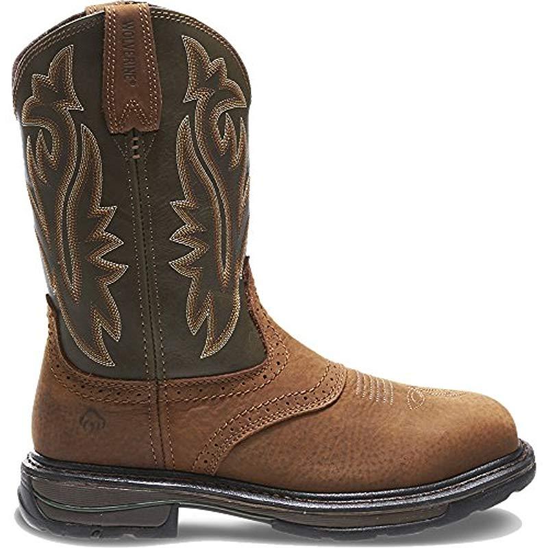 Wolverine Javelina High Plains Western Wellington Steel Toe Work Boot ...