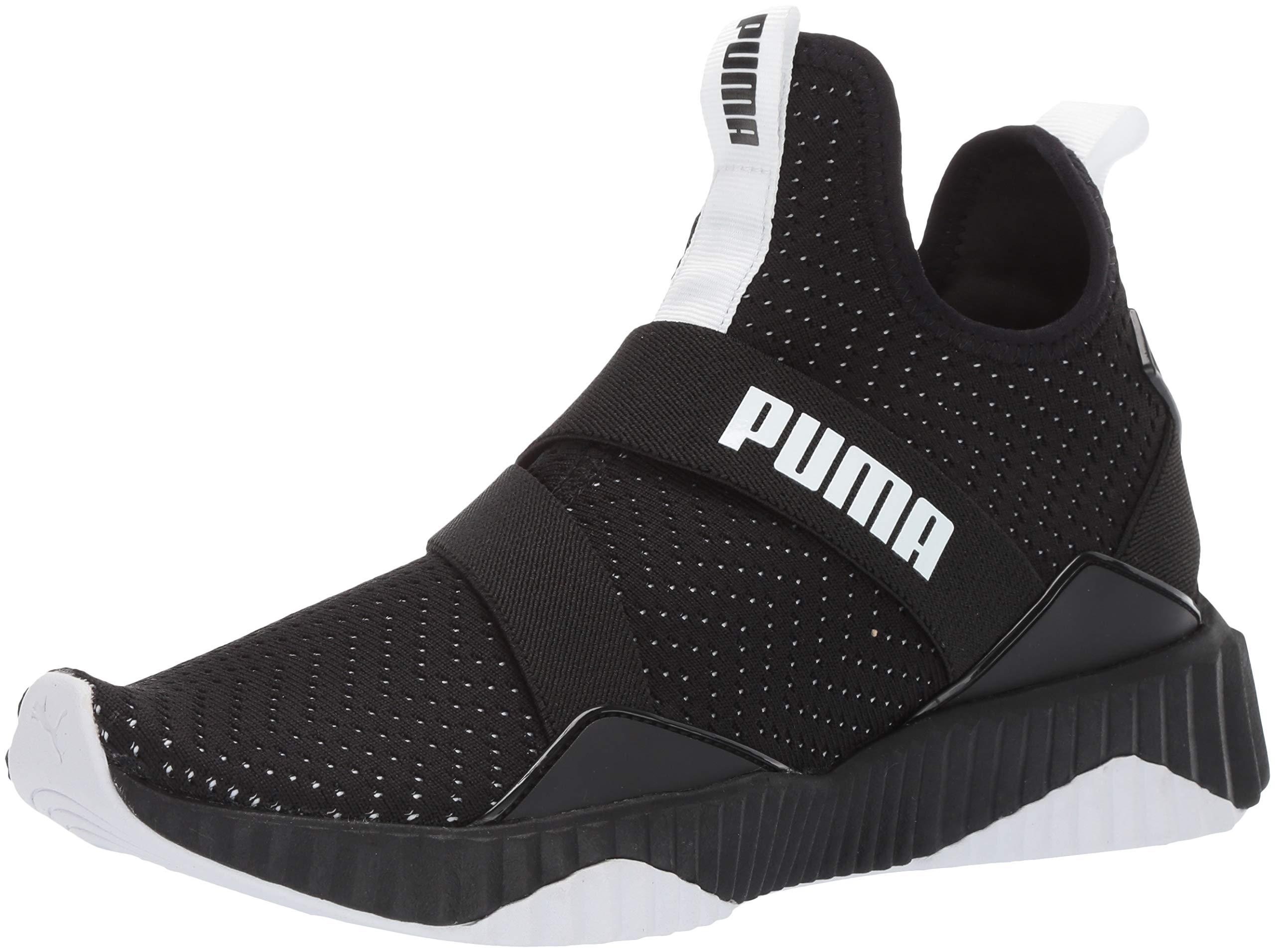PUMA Defy Mid Core Shoes in Black/White 