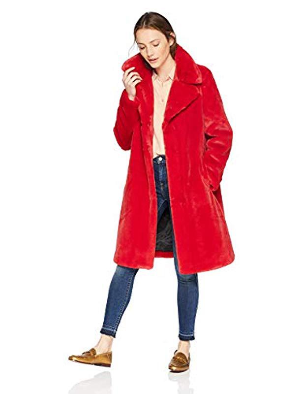 7 for all mankind fur coat