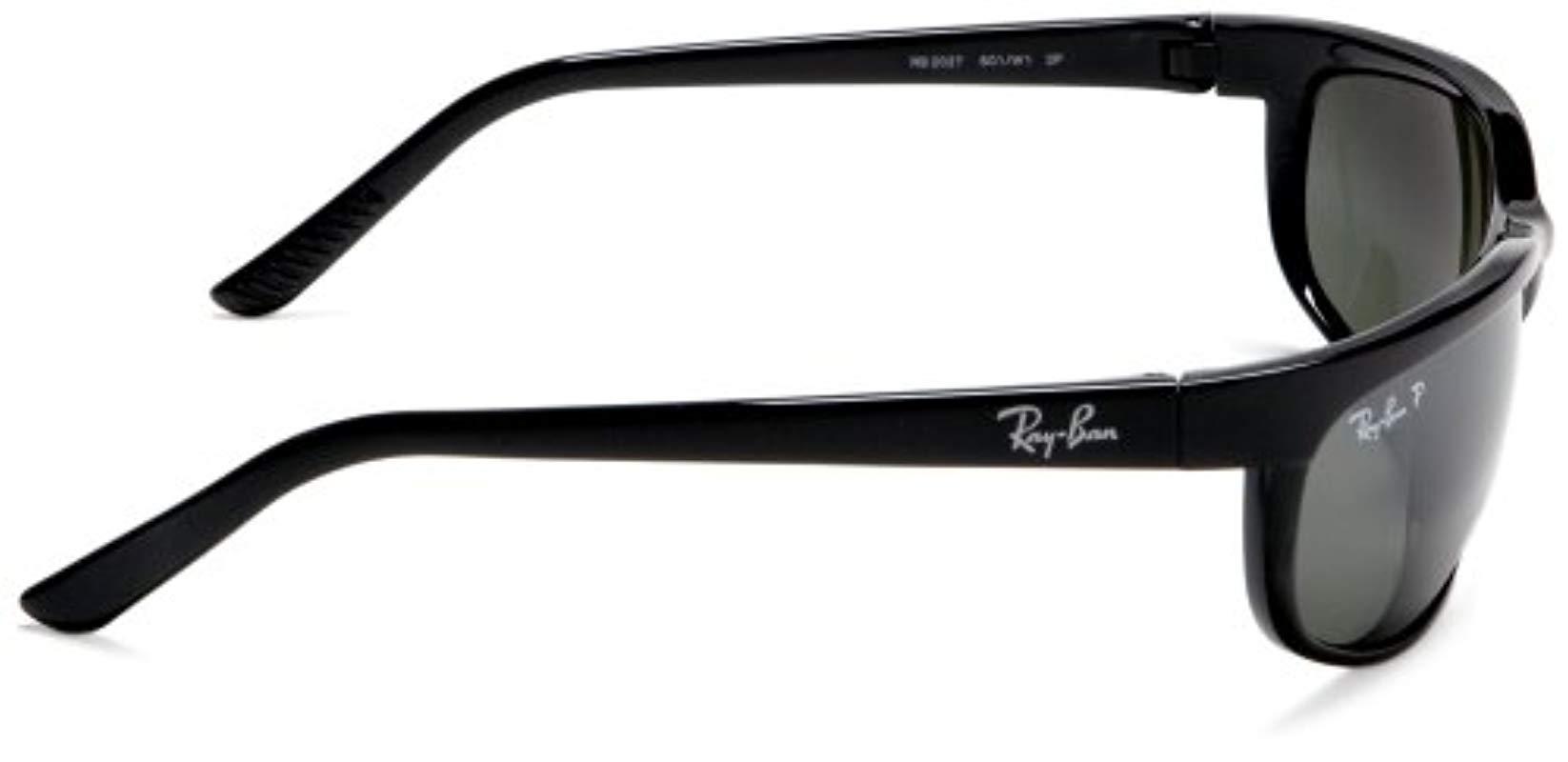 Ray Ban Rb27 Predator 2 Rectangular Sunglasses In Black For Men Lyst Ray Ban Rb27 Predator 2 Rectangular Sunglasses In Black For Men Lyst