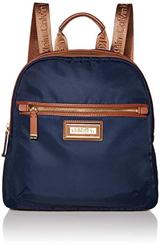 Calvin Klein Belfast Nylon Key Item Backpack in Black Lyst