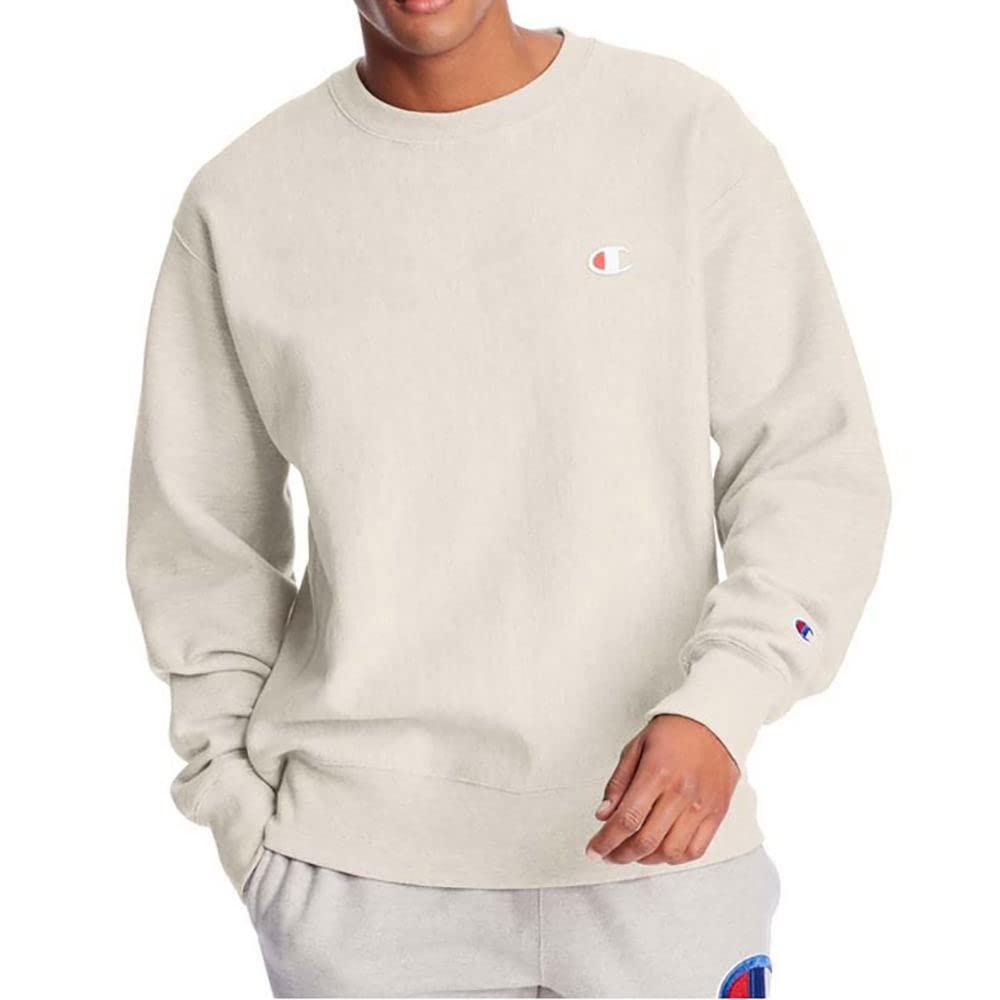 champion reverse weave crew grey