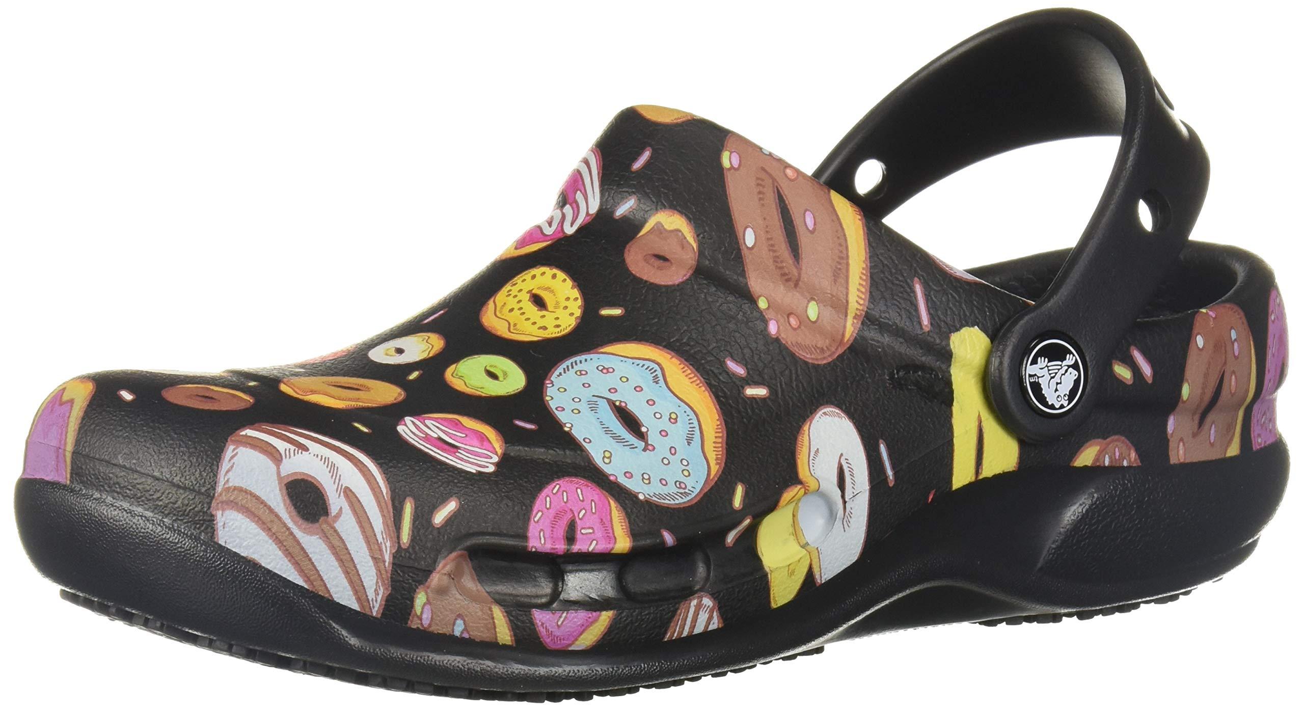 bistro graphic clog black floral