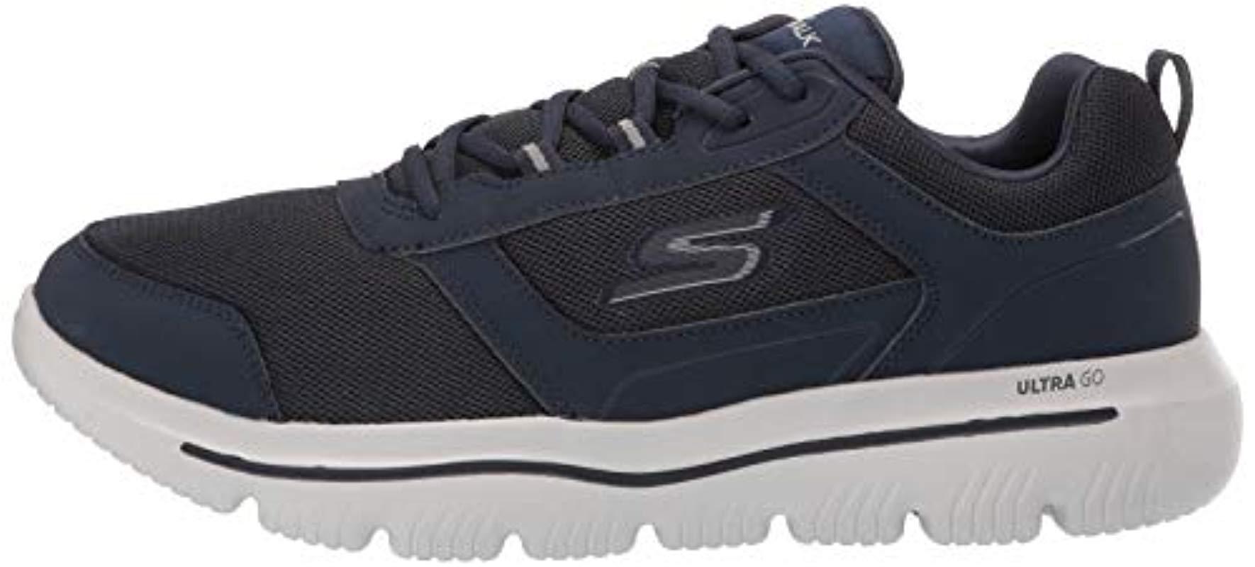 Skechers Synthetic Go Walk Evolution Ultra - 54734 in Navy/Gray (Blue) for  Men | Lyst