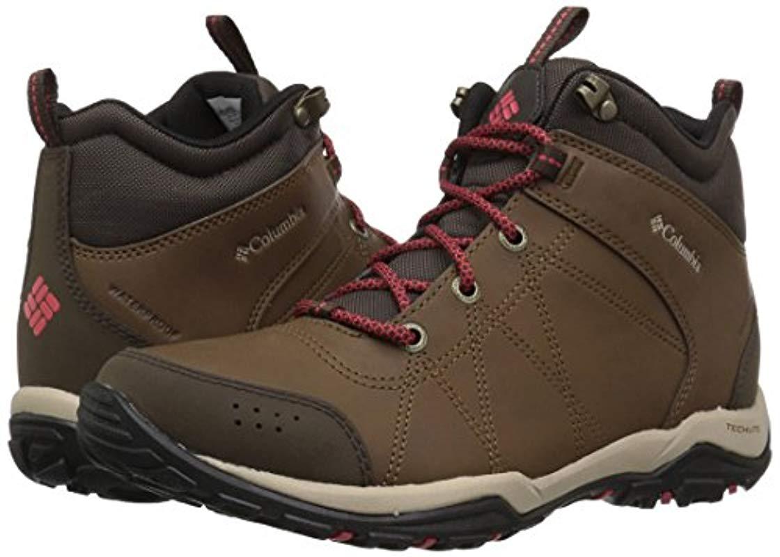 columbia fire venture mid hiking boot