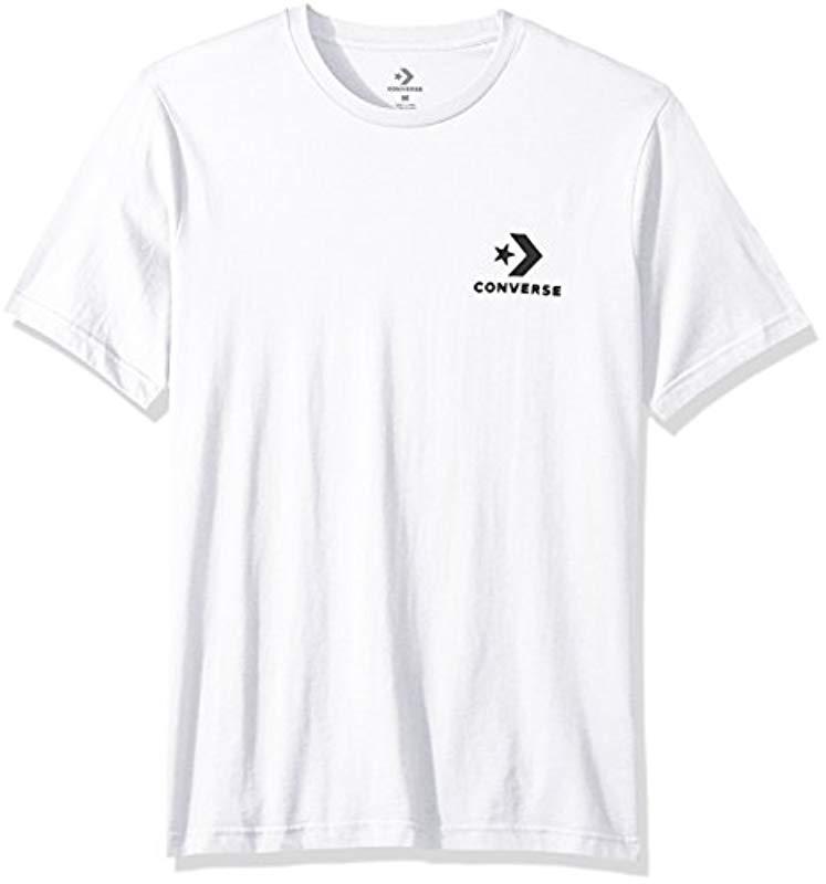 converse small logo t shirt
