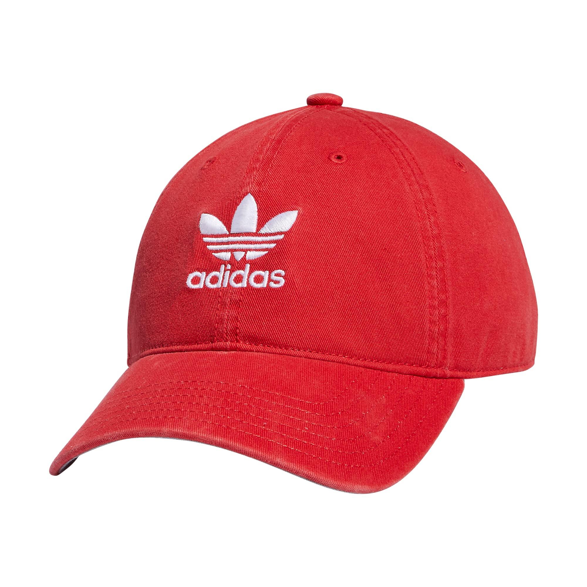 Cotton Relaxed Fit Strapback Hat 