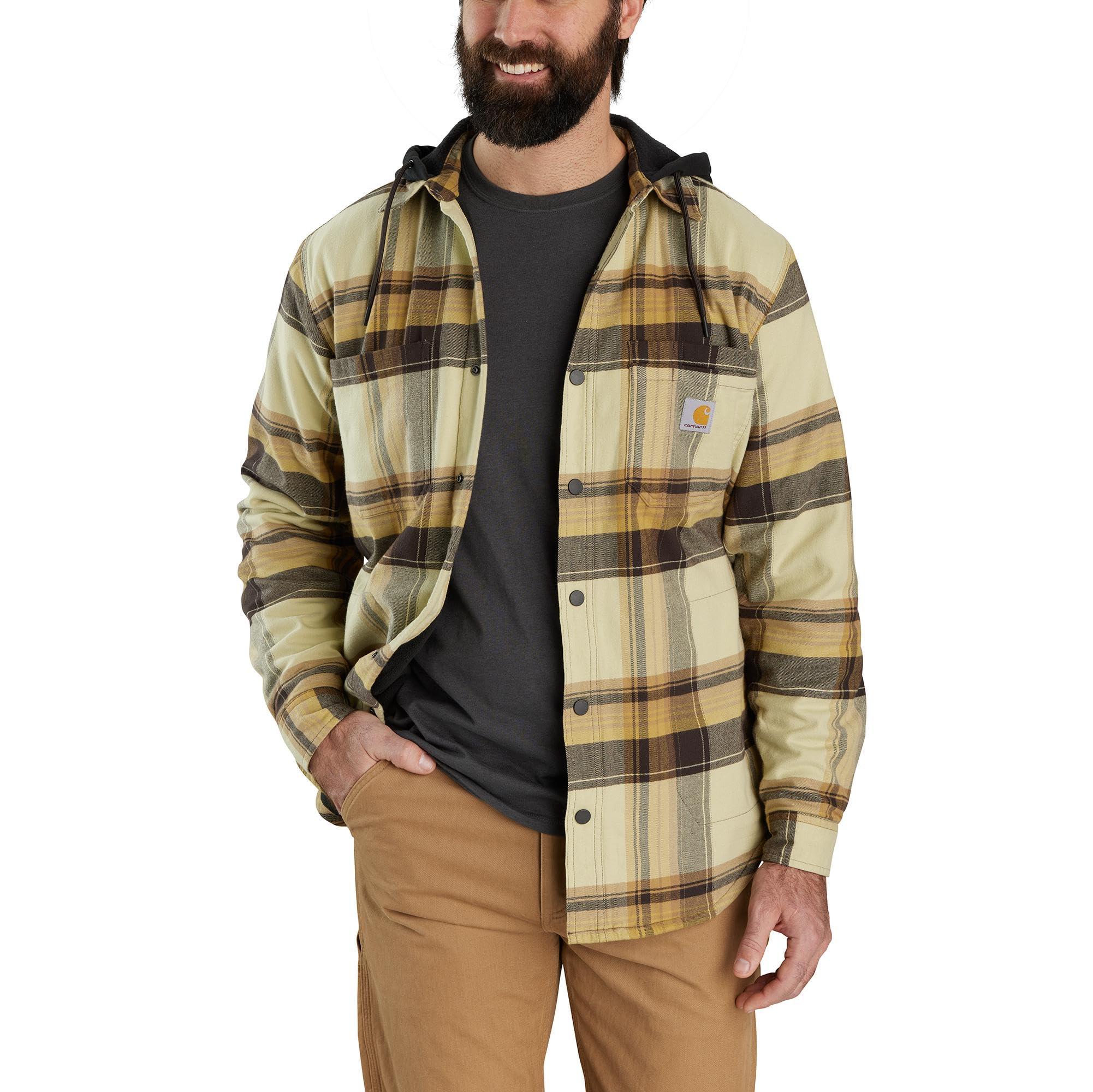 carhartt rugged flex fleece lined flannel