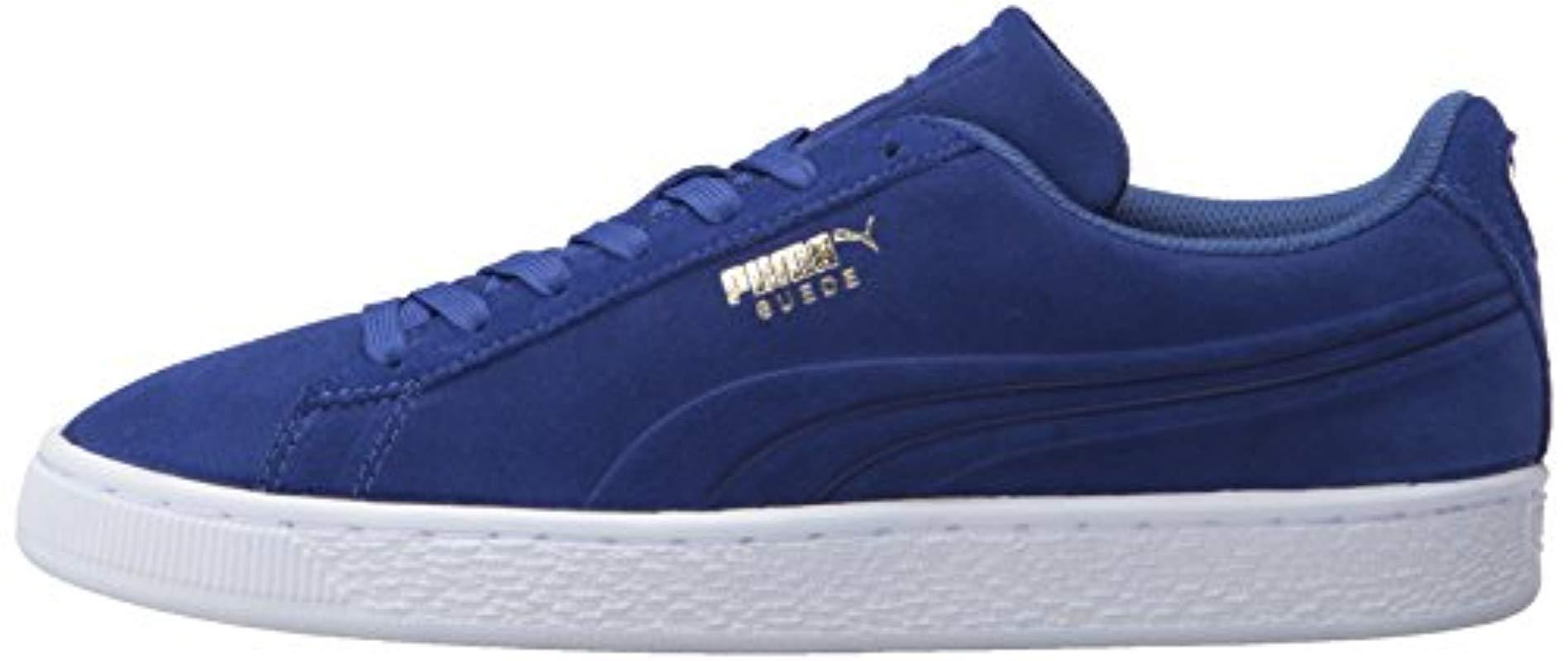 puma suede debossed
