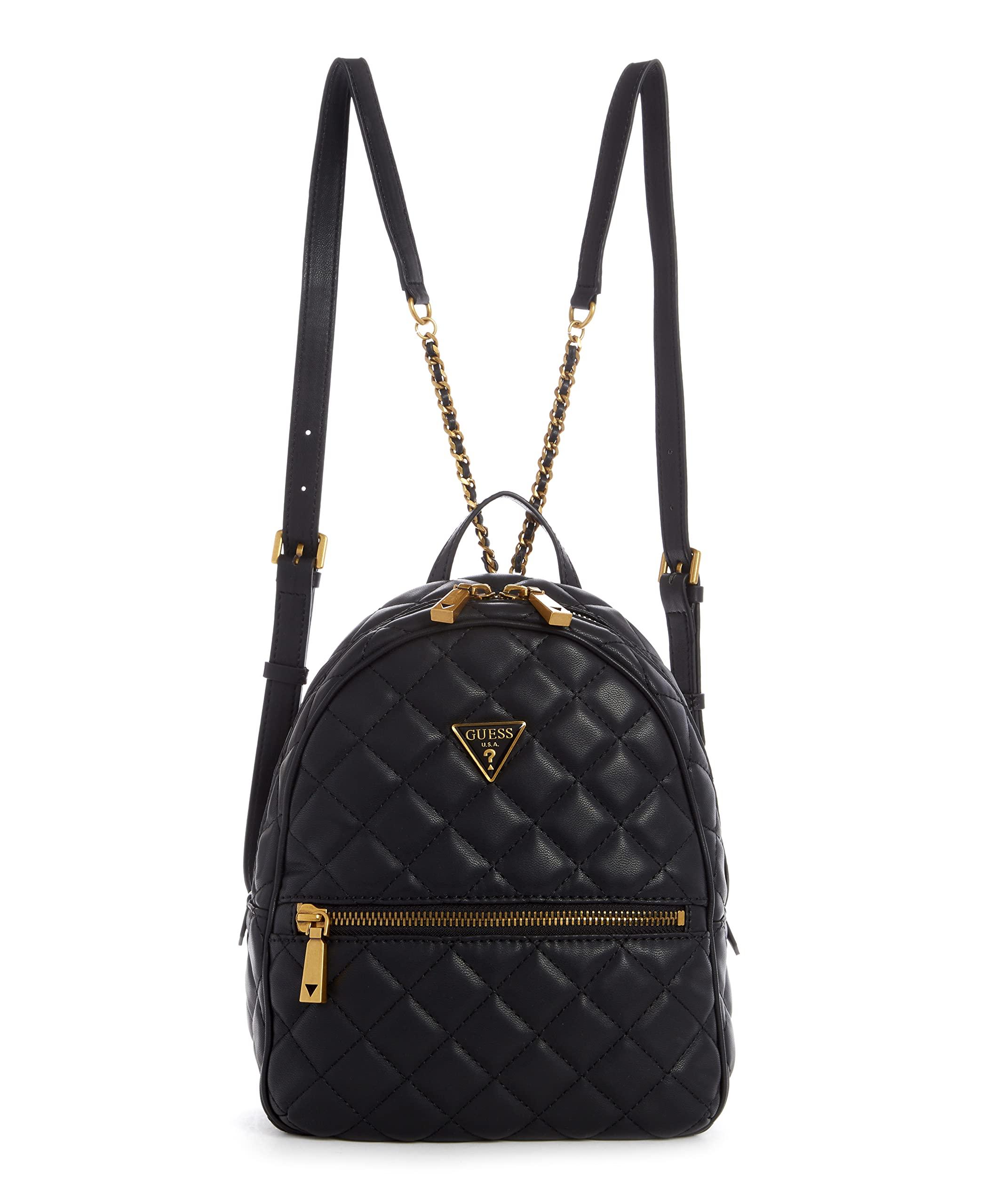 black guess backpack purse