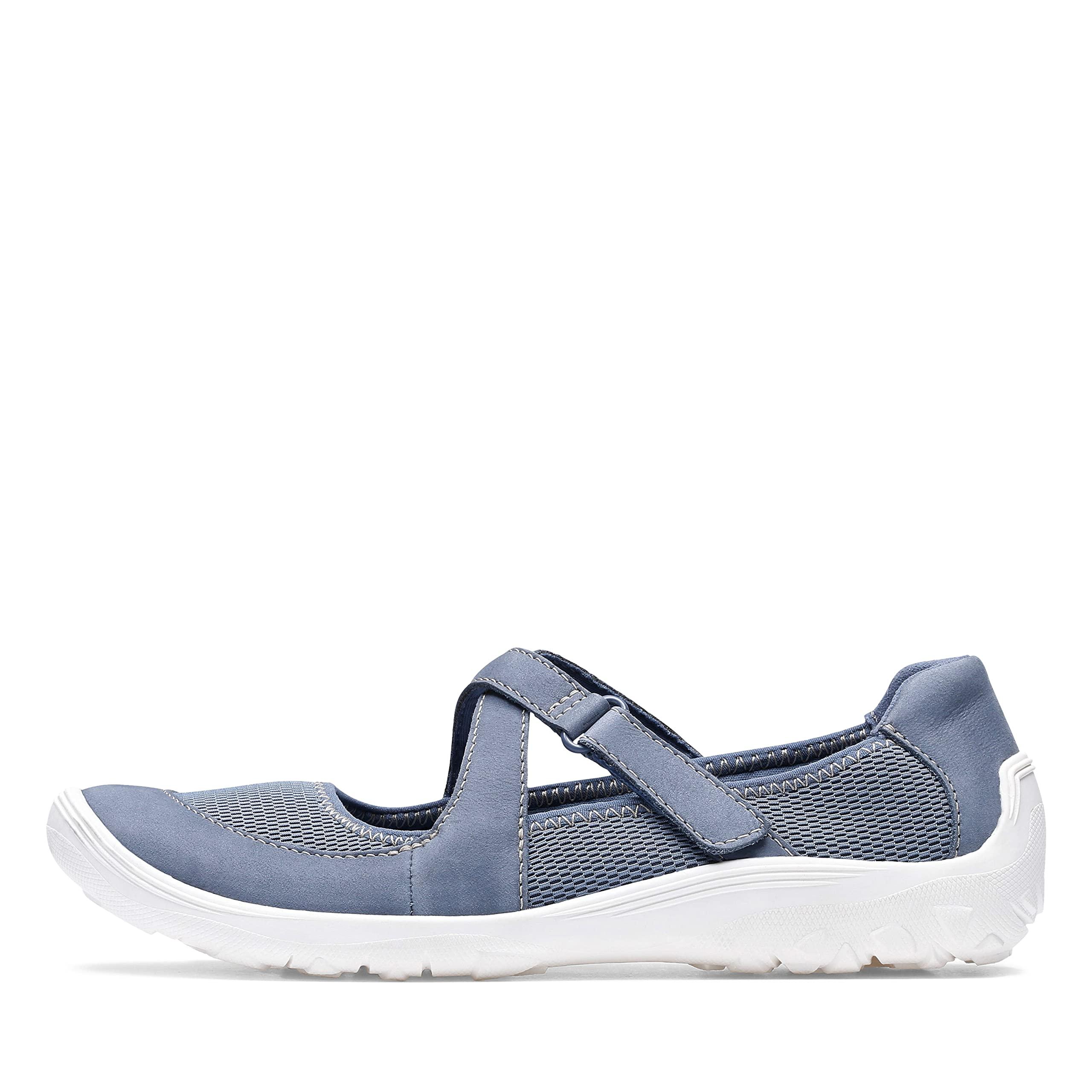 Clarks Fiana Aubrie Mary Jane Flat in Blue Lyst