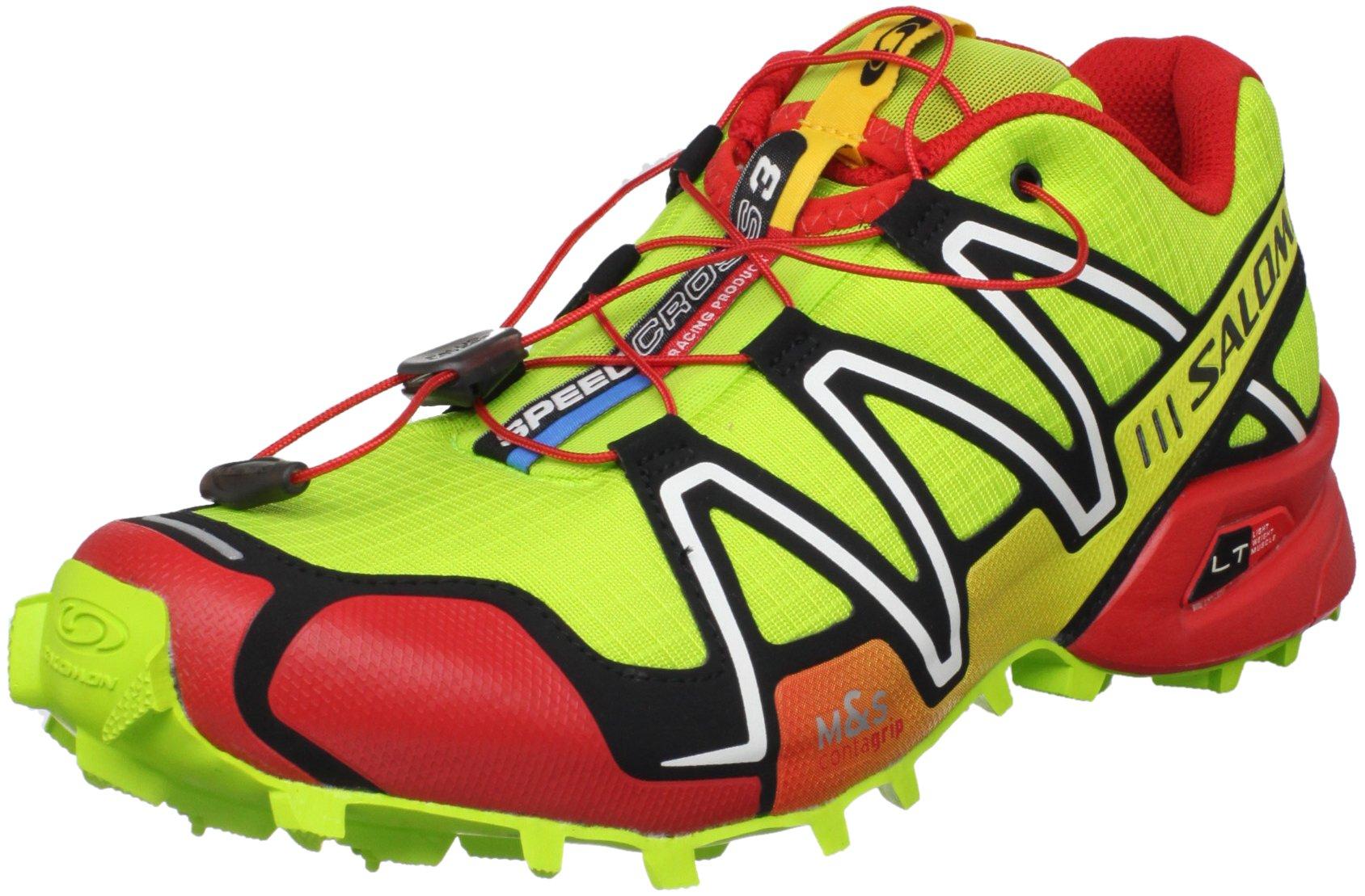 Salomon Speedcross Trail Shoe,pop Green/ Red/ Black,11.5 M Us for Men | Lyst