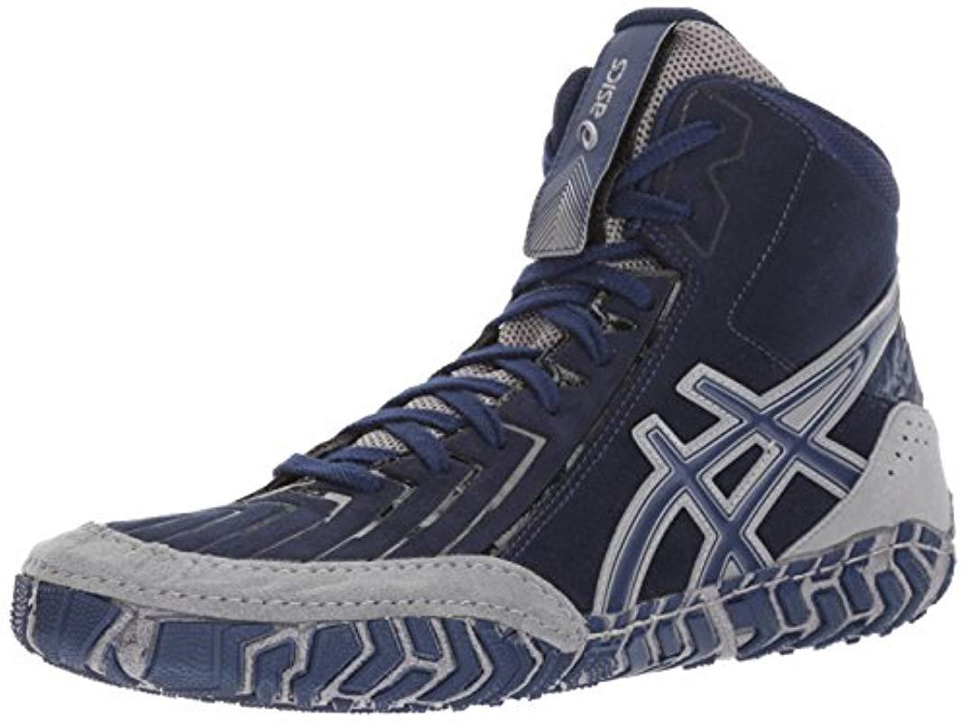 asics aggressor 3 blue