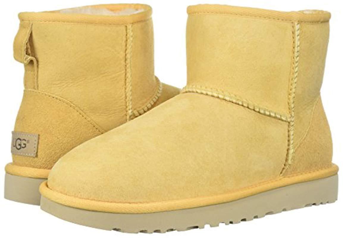 winter boots yellow