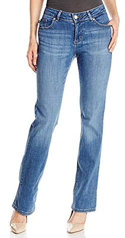 lee women's modern series curvy fit bootcut jean with hidden pocket