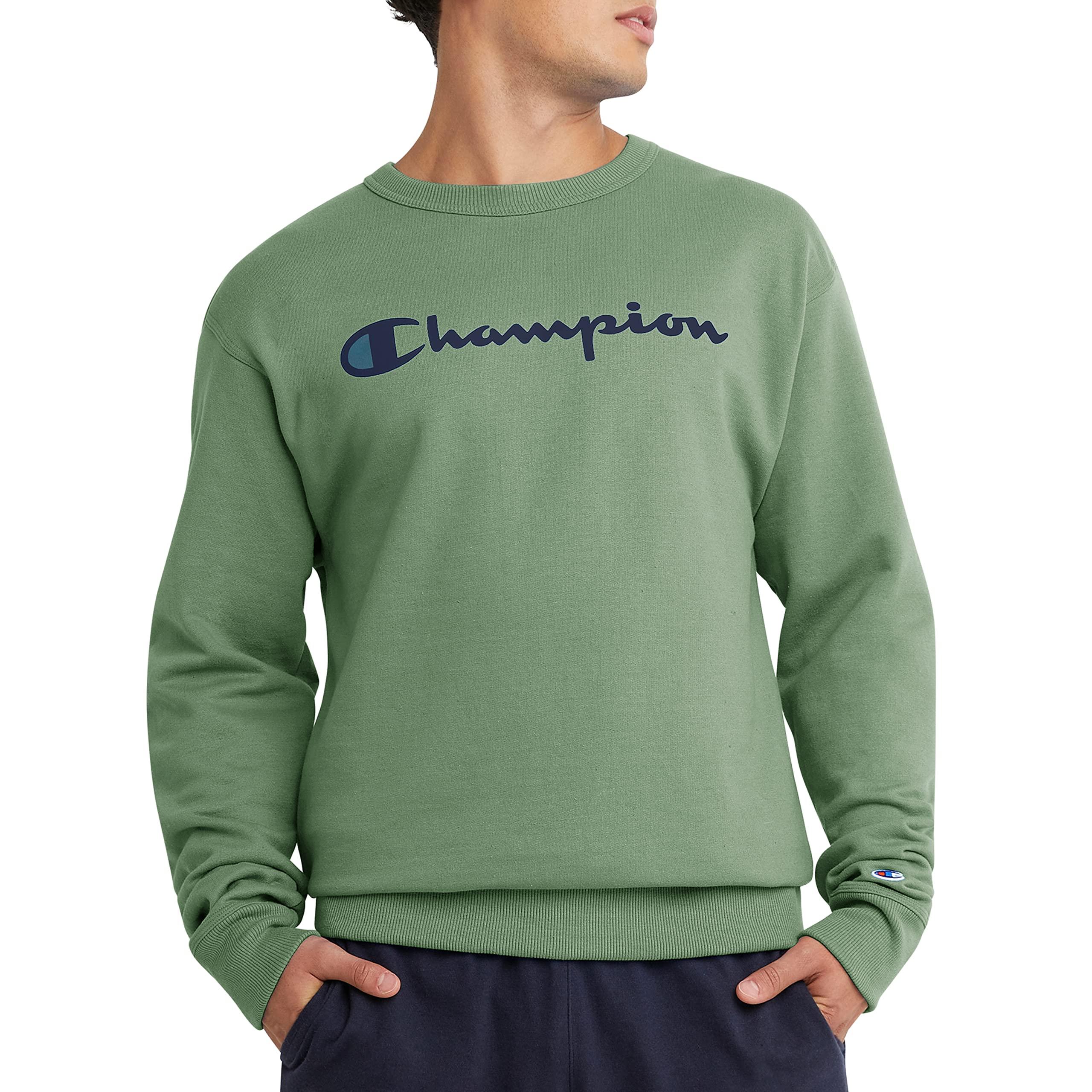 Champion Crewneck in Green for Men | Lyst