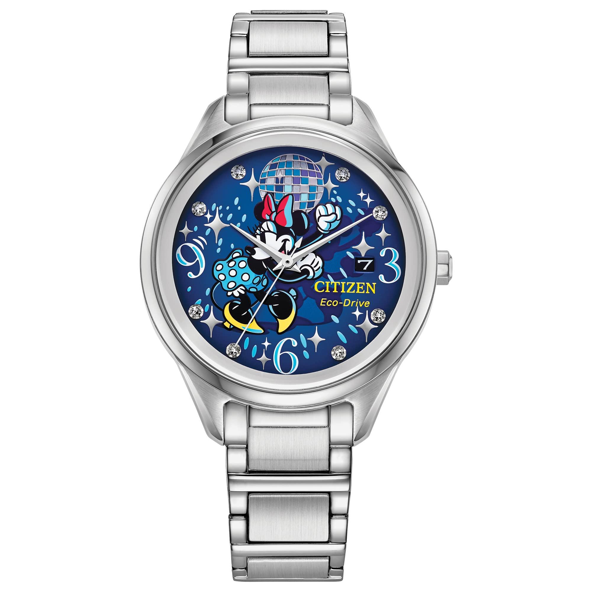 Citizen Dancing Minnie Mouse Eco-drive Watch in Metallic | Lyst