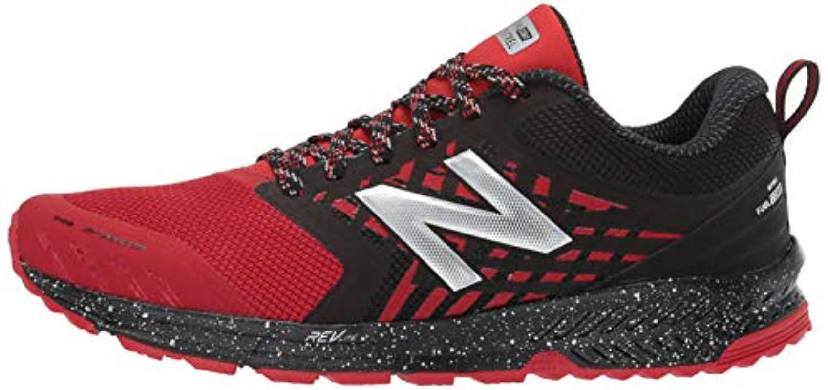 New Balance Nitrel V1 Fuelcore Trail Running Shoe in Red/Black (Red) for  Men | Lyst