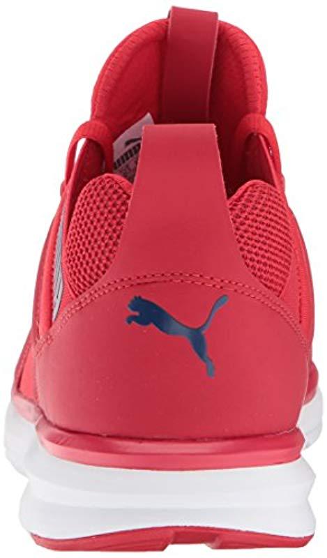 puma enzo mesh red