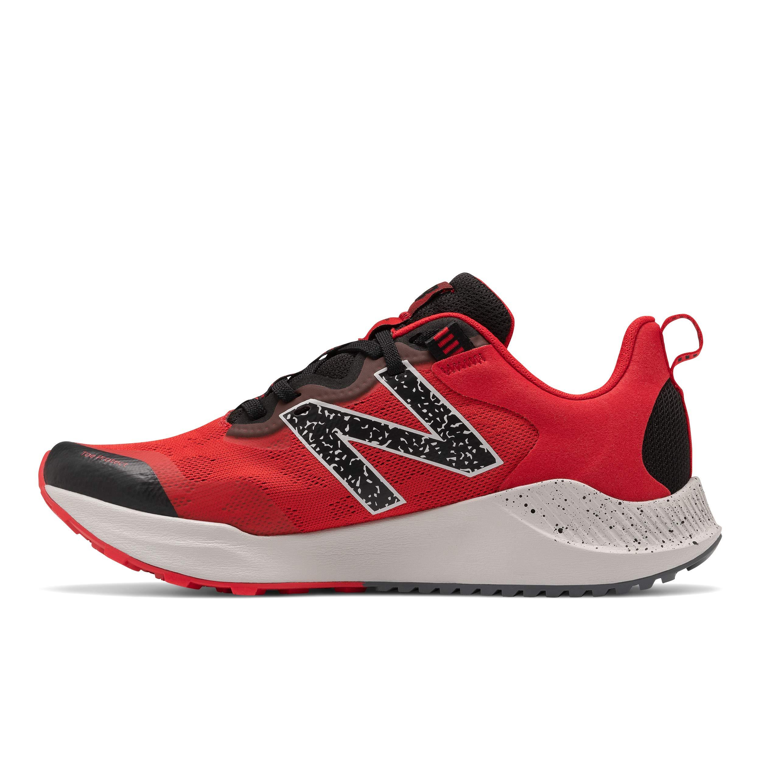 New Balance Synthetic Nitrel V4 Trail Running Shoe in Red/Black (Red ...