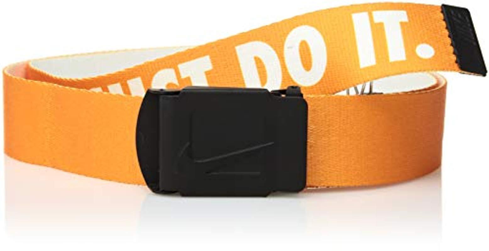 nike reversible web belt
