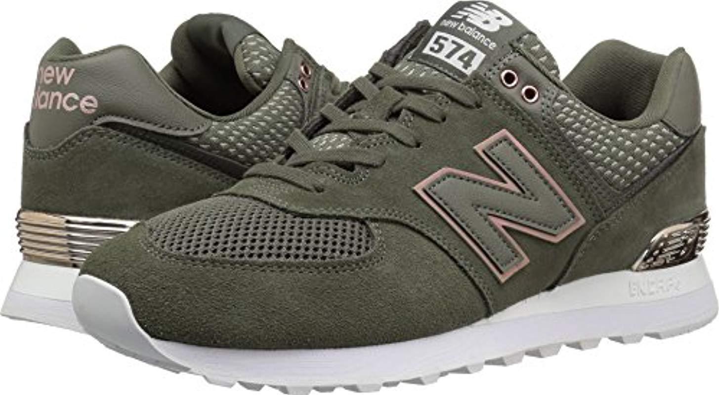 green and gold new balance 574