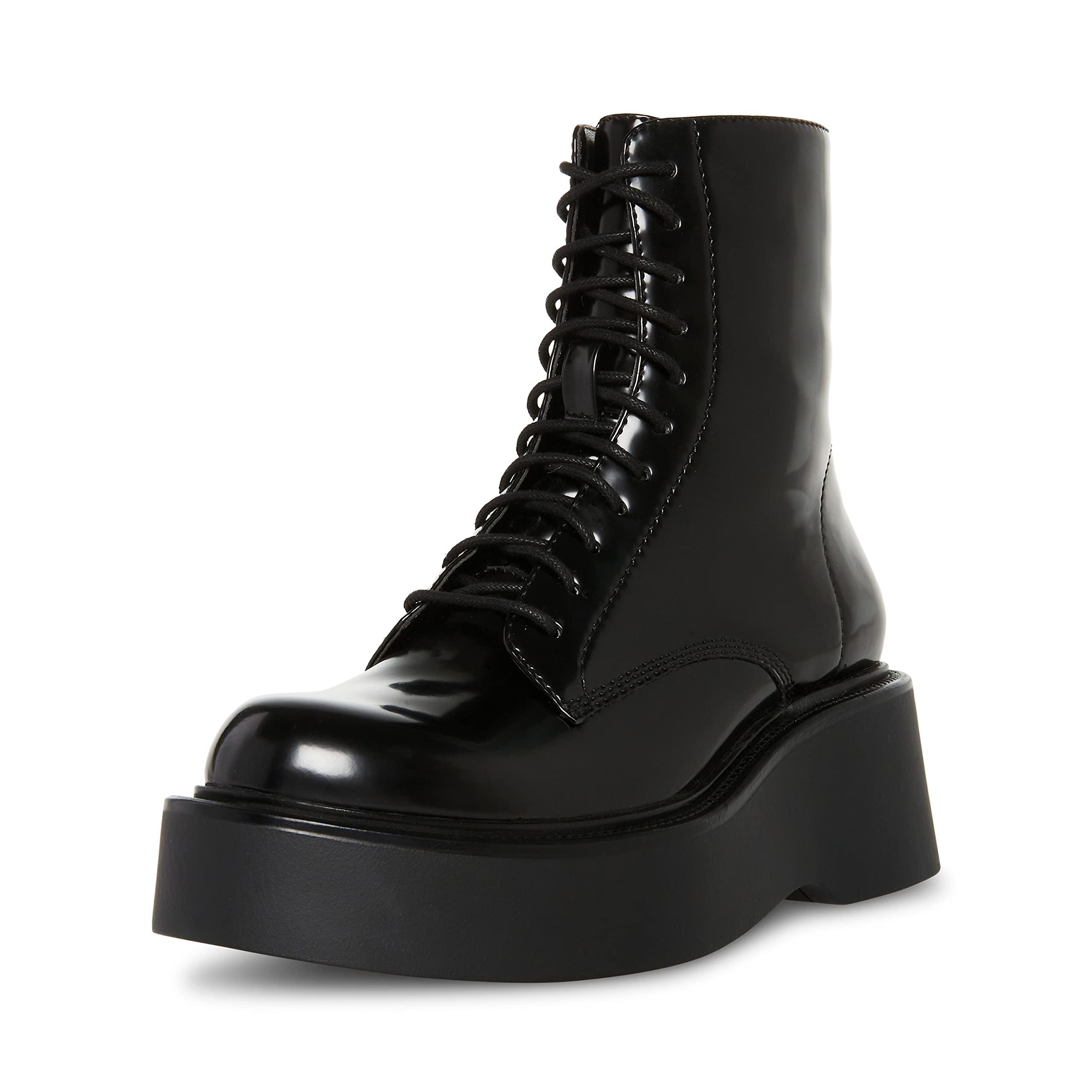 madden girl combat boots with heel