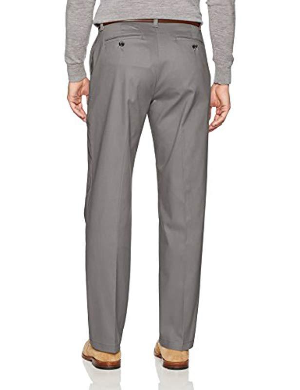 lee men's total freedom relaxed classic fit flat front pant