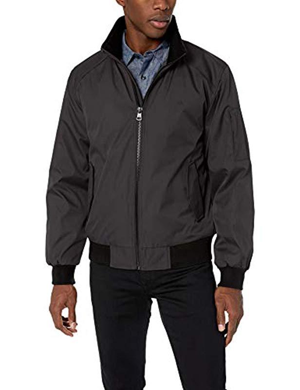 calvin klein men's bomber coat